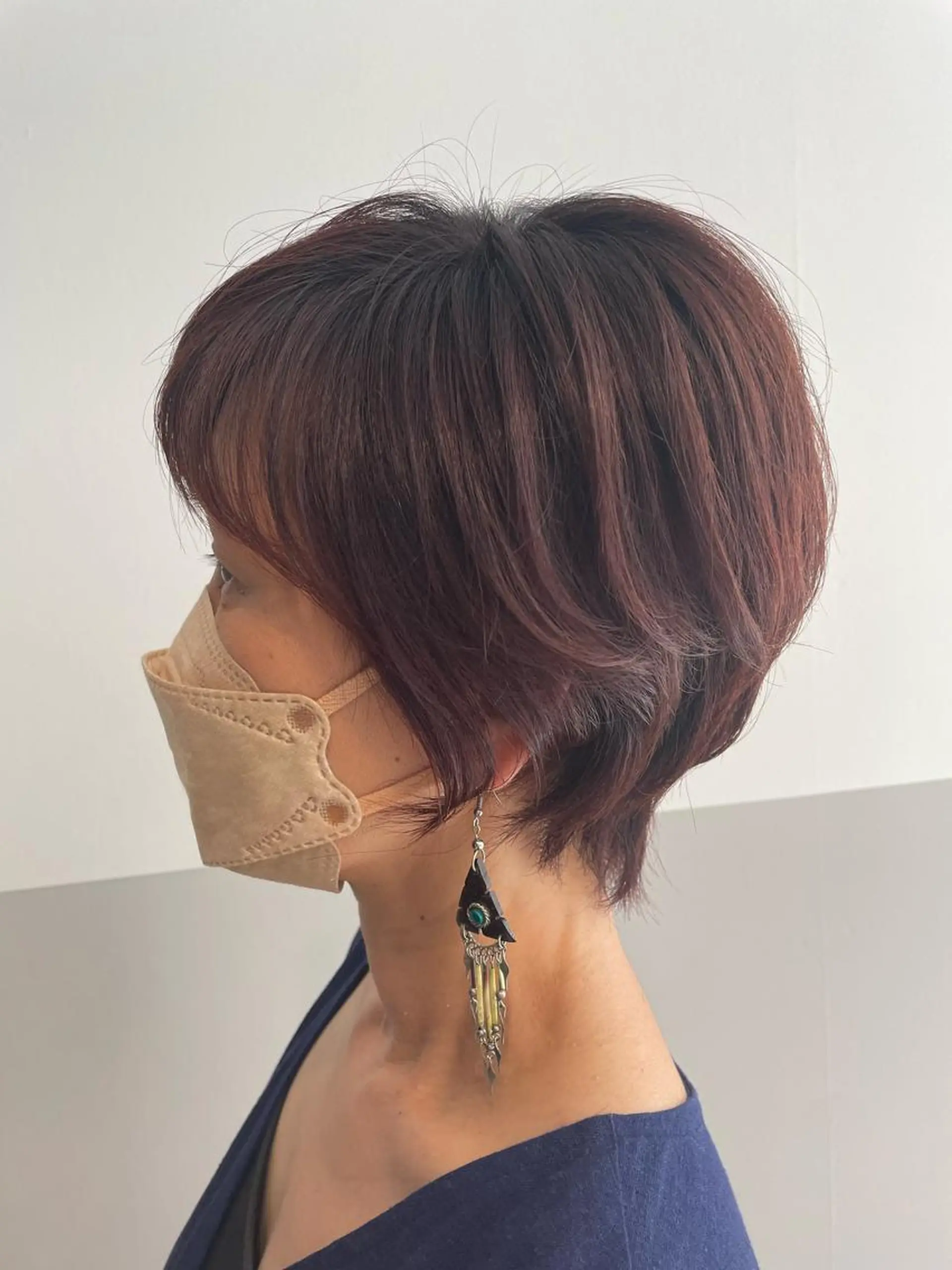 ショート カラー KANGOLSALON 富山セントラル所属・松井 亜美のヘアスタイル