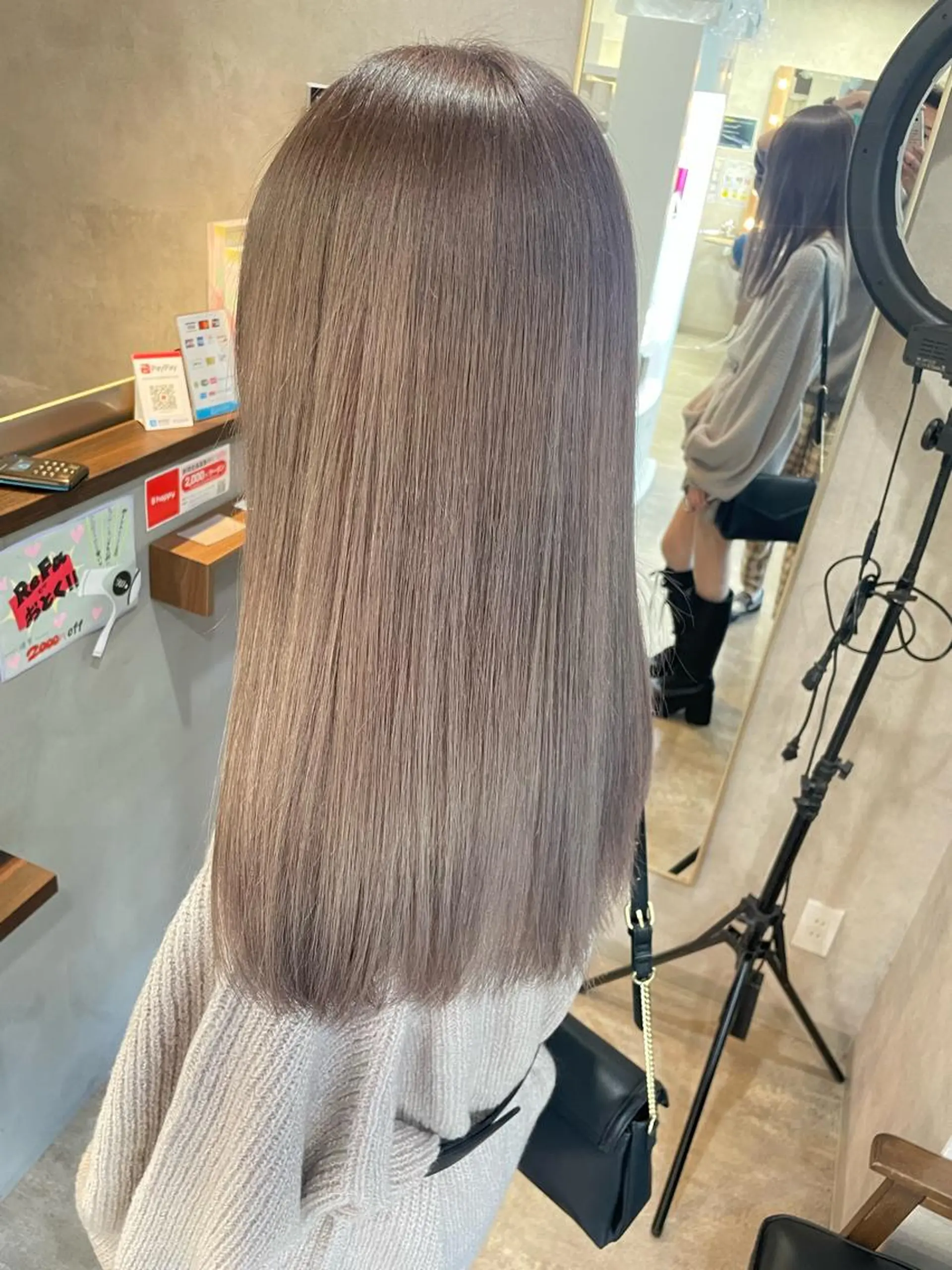 ロング ヘアカラー RIENS xrea一樹のヘアスタイル
