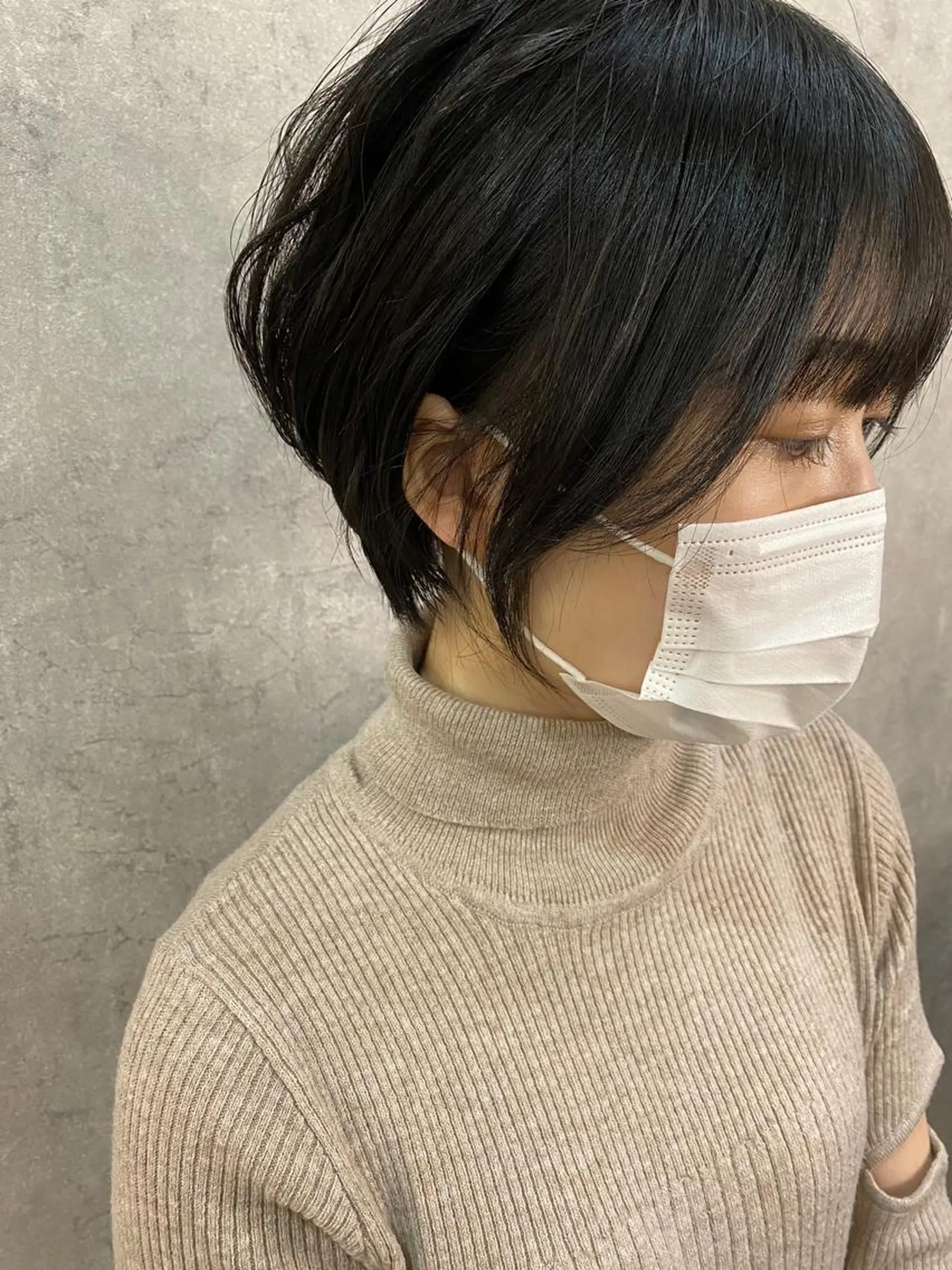 ショート 丸みショート ショートヘア カット トリートメント TETOTE三宮店所属・HATTORI KEISUKEのヘアスタイル