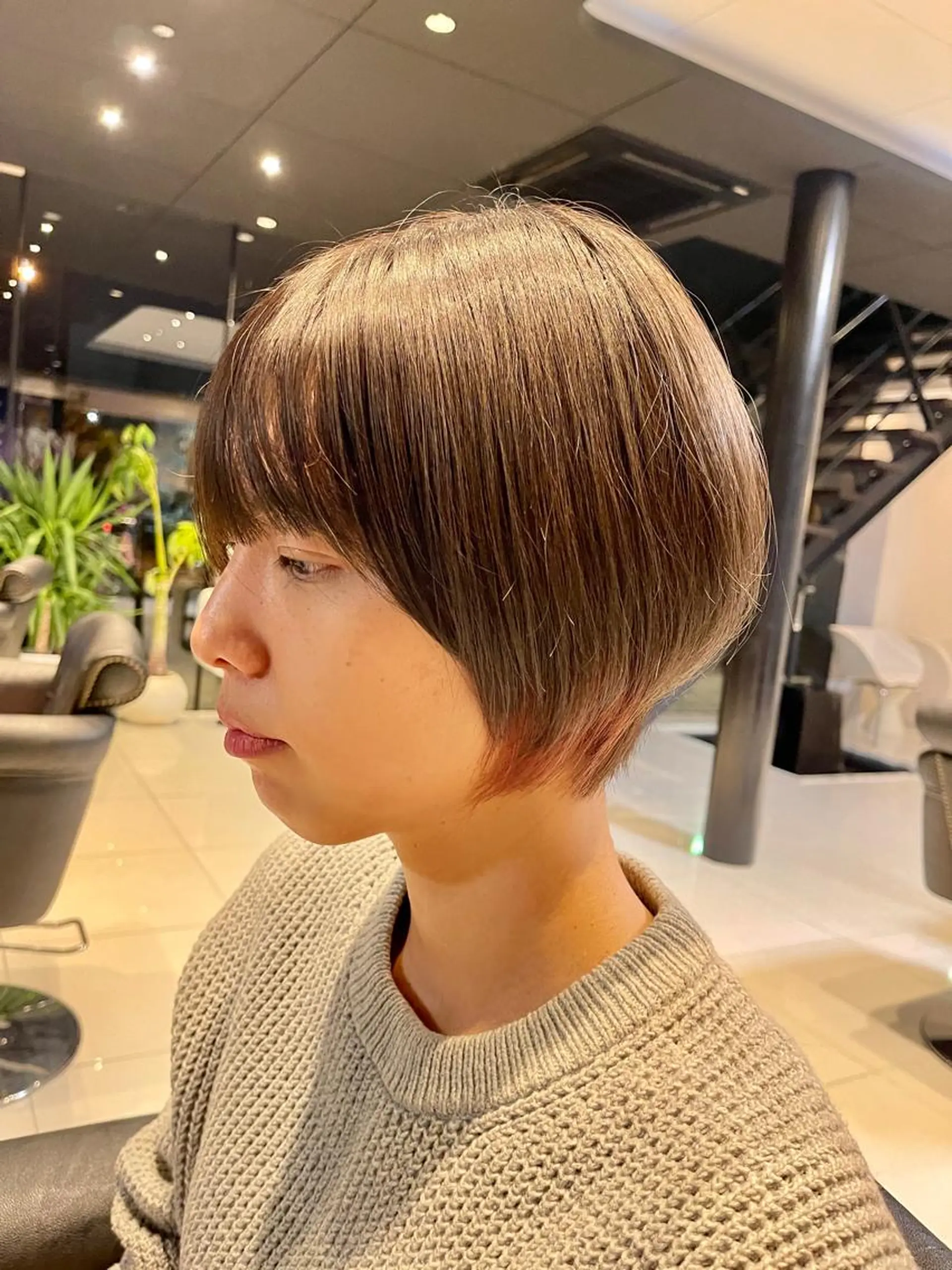 ショート カット ヘアカラー 三好 達也のヘアスタイル