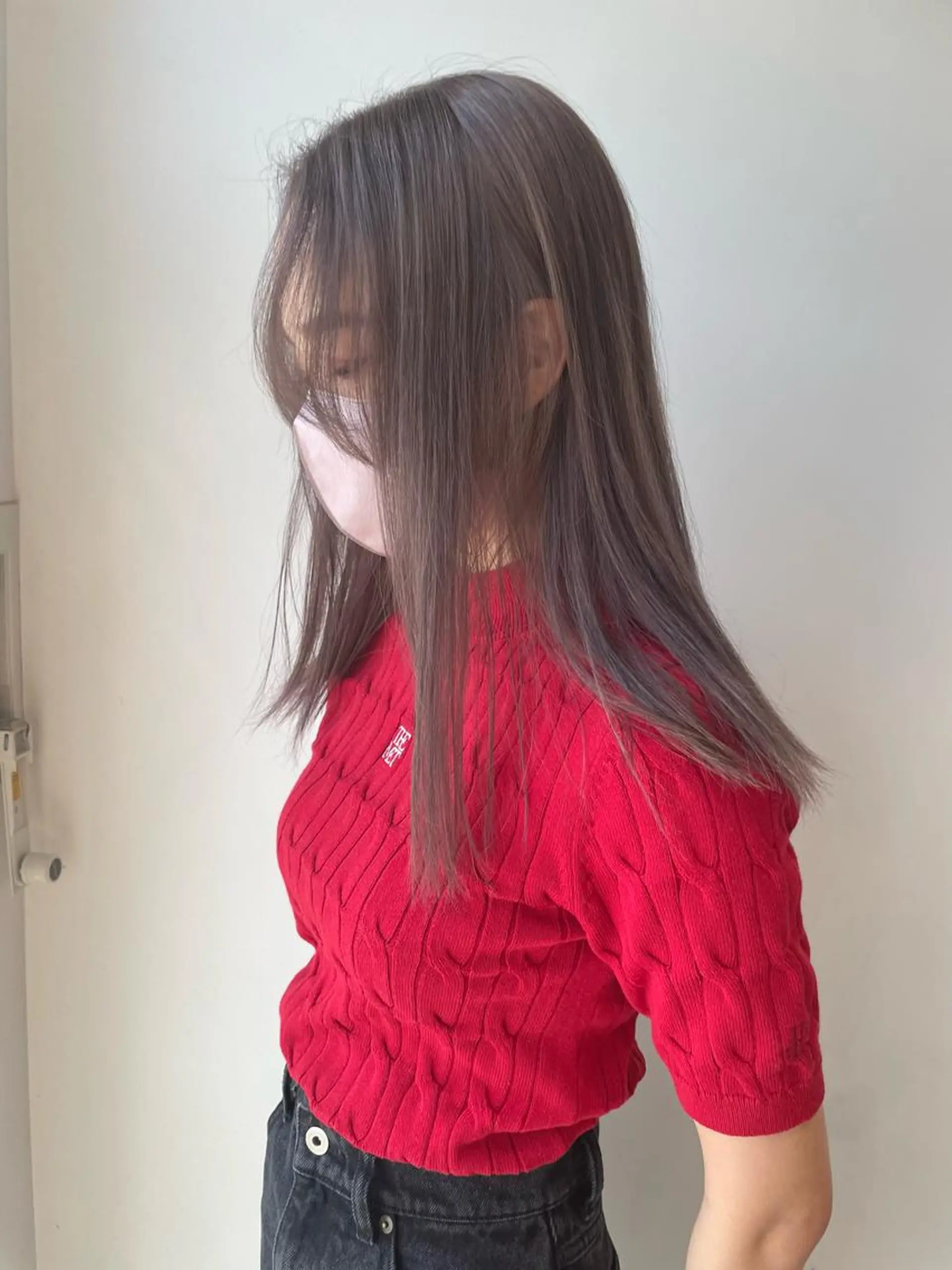 ミディアム カラー ヘアアレンジ カット ヘアカラー トリートメント 🎗秋山勇 /三宮指名No.1のヘアスタイル