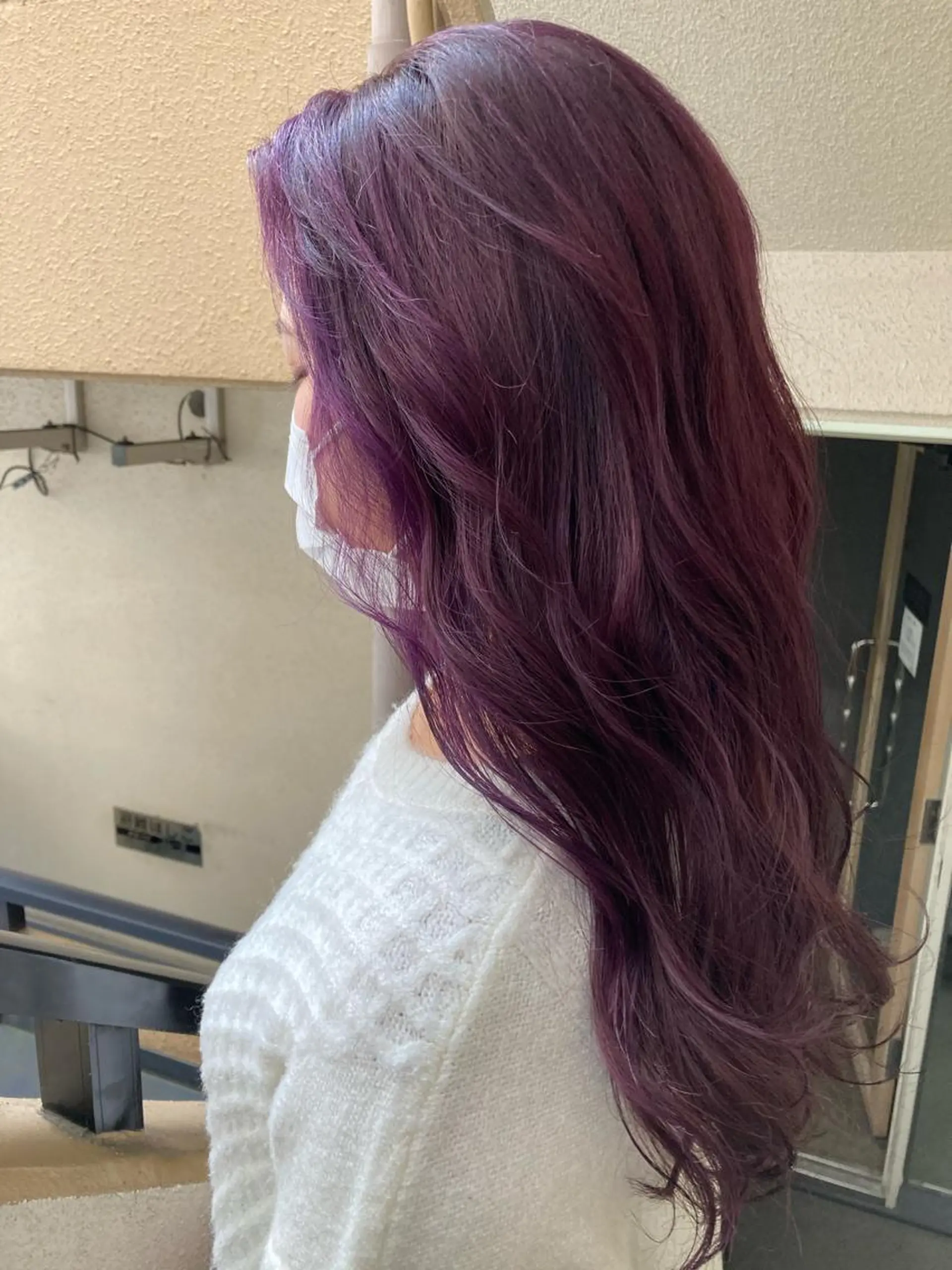 ロング カラー ブリーチ カット ヘアカラー トリートメント 🌸髪質改善特化🌸 店長　ゆうやのヘアスタイル