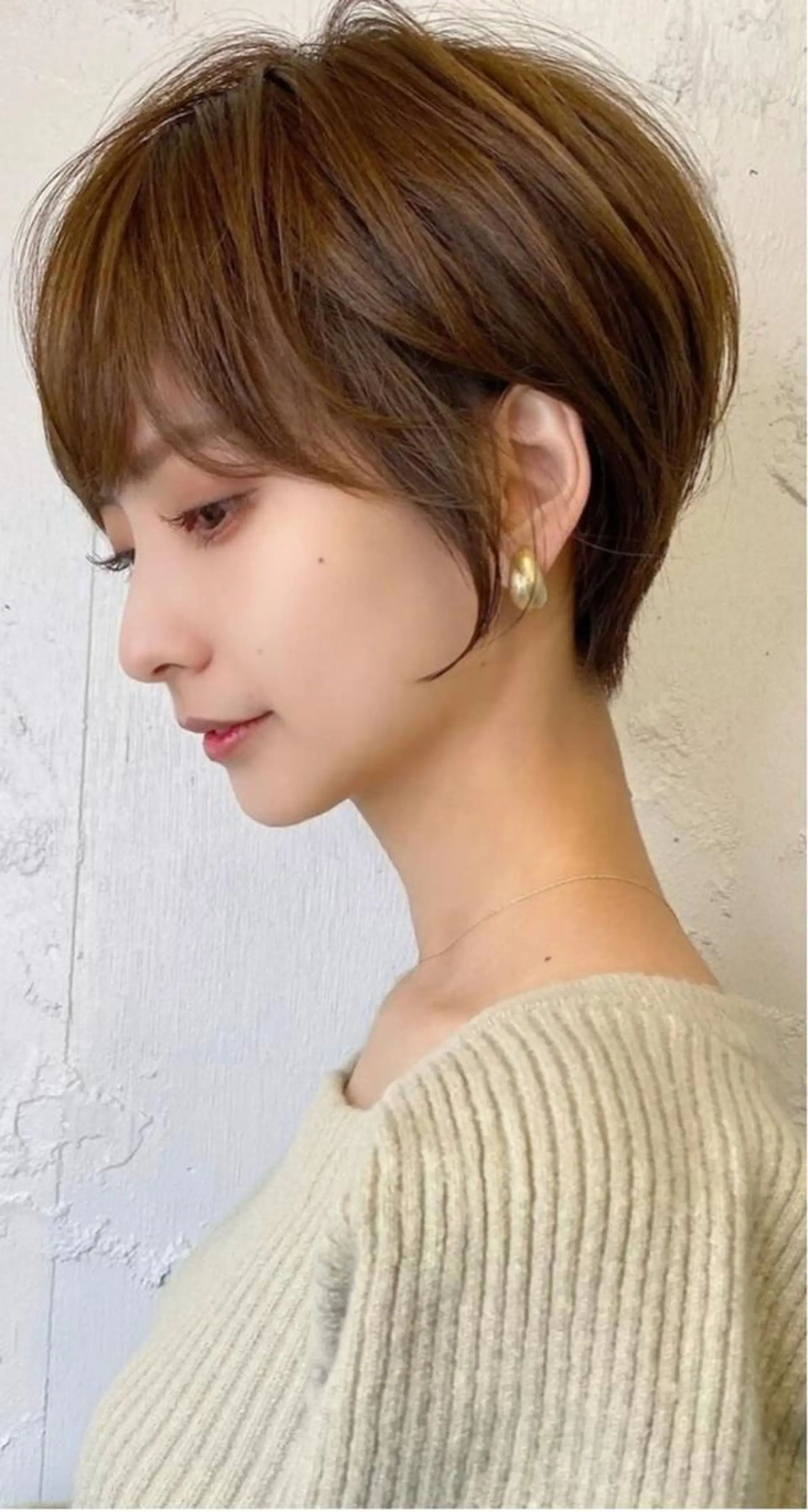 ショート ショートヘア RIYA❤︎ Aujuaソムリエのヘアスタイル