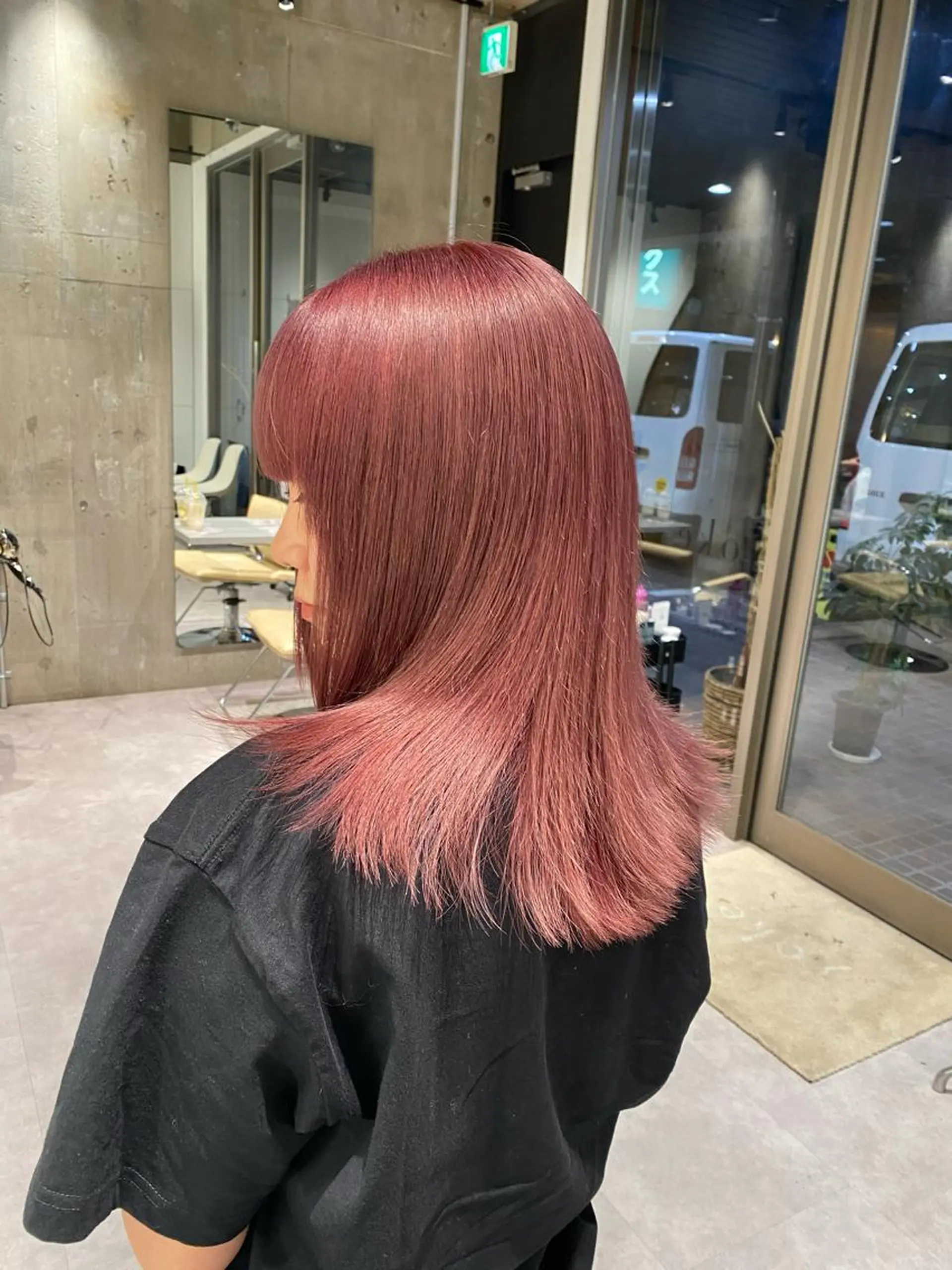 セミロング カラー ピンクカラー ヘアカラー トリートメント 無料カット募集中🌷 ちひり𓂃𓈒♡‪のヘアスタイル