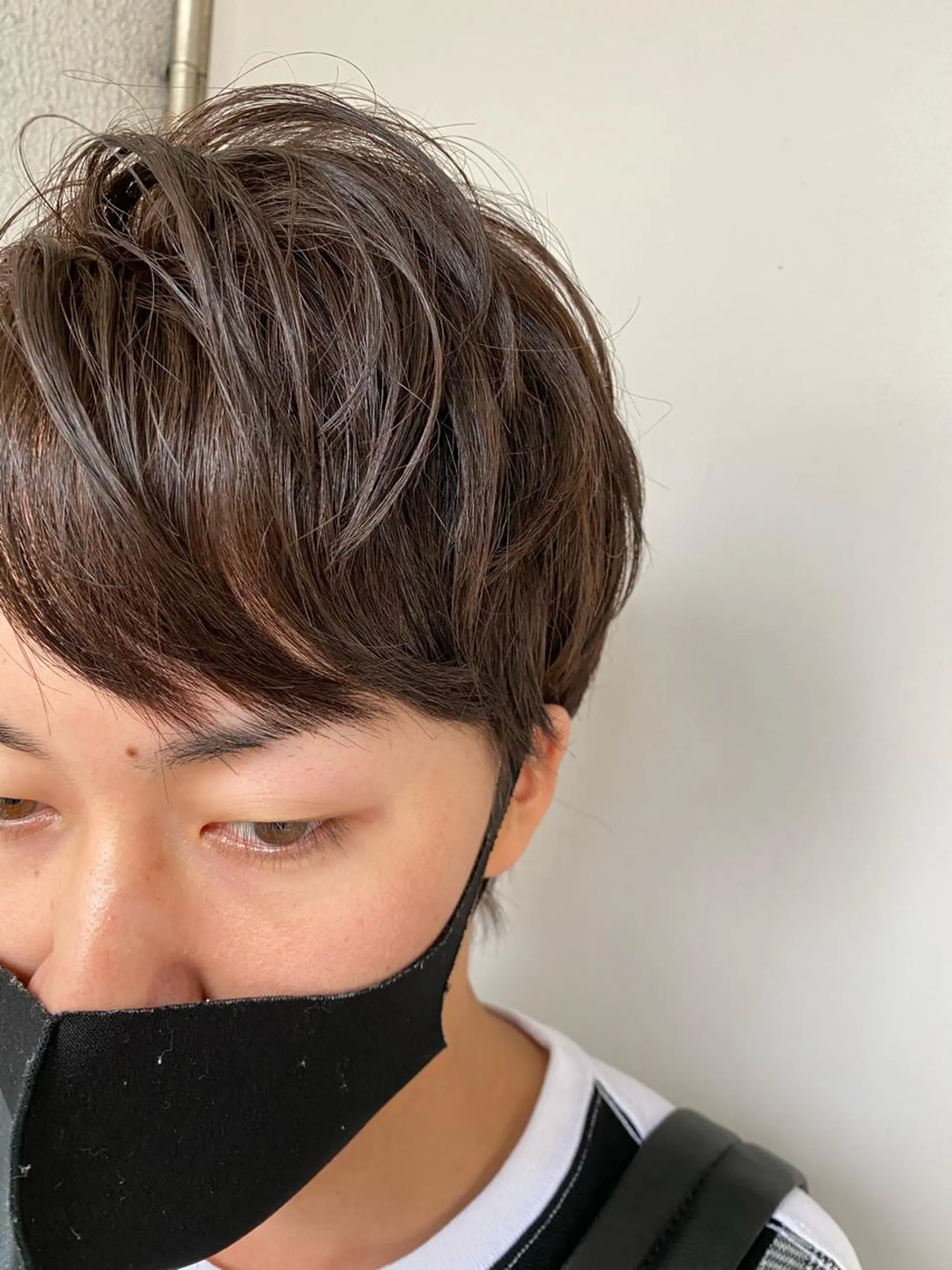 ミディアム カラー メンズ 透明感カラー イルミナカラー 柳澤 和也のヘアスタイル