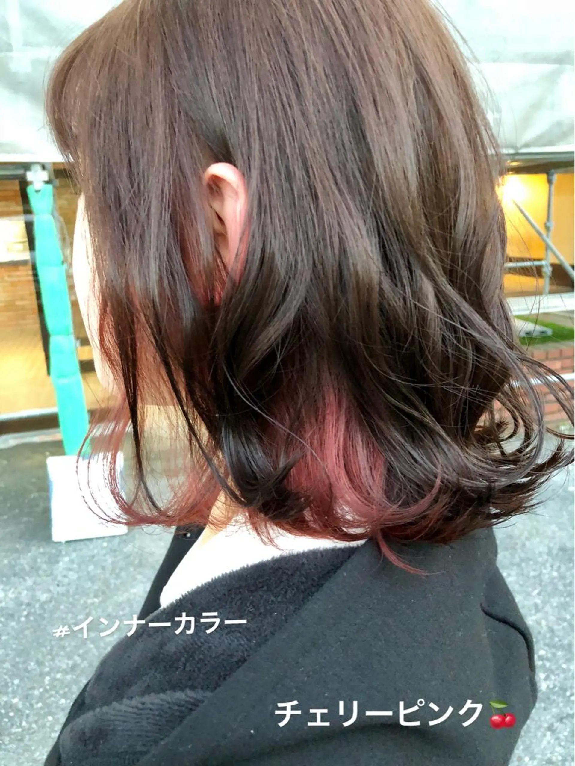 ミディアム カラー ヘアカラー レイヤーカット匠 イソザキノリユキのヘアスタイル
