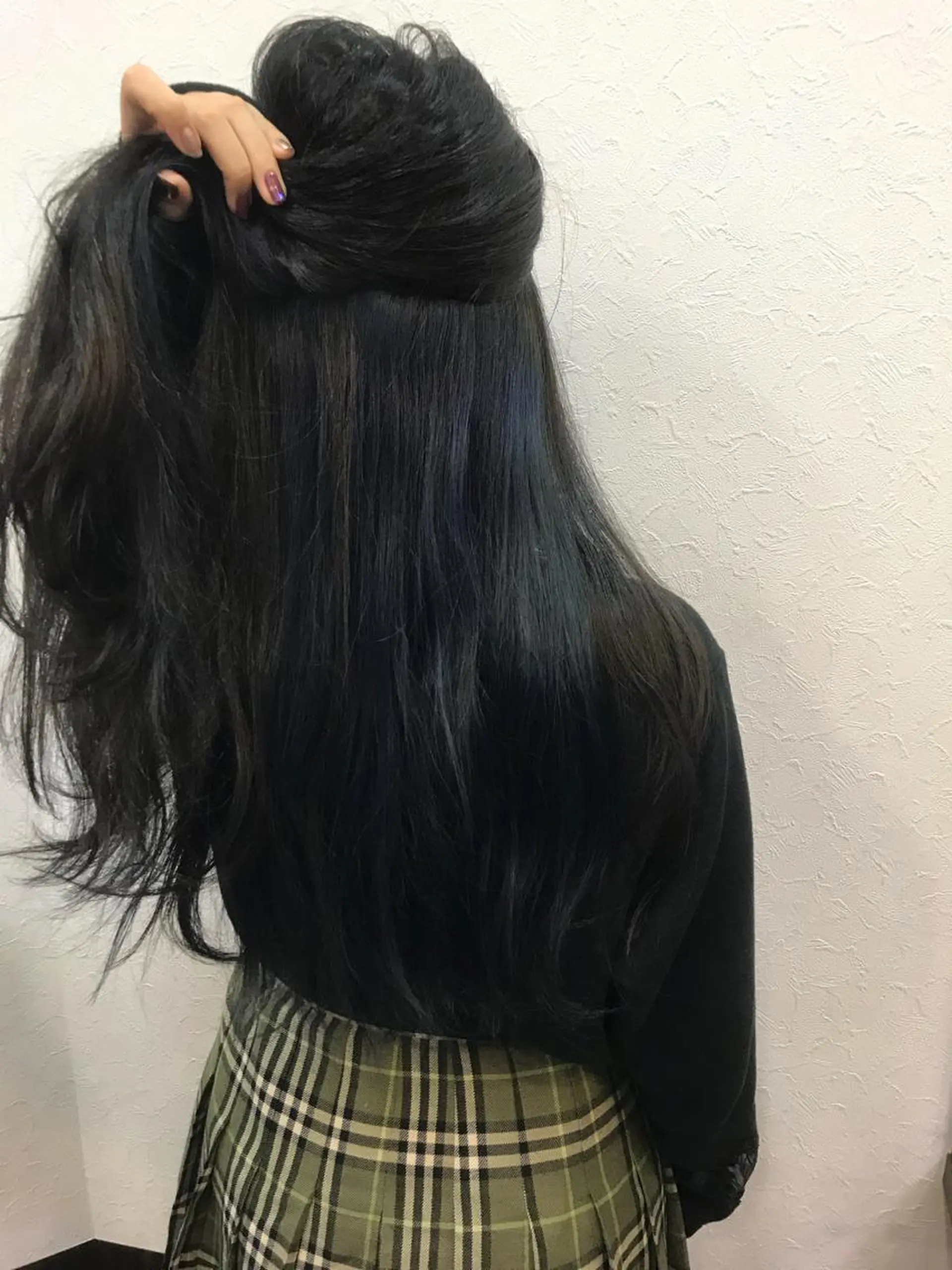 ロング カラー ブルーカラー インナーカラー ていねい技術No.1 🌈諏訪 健太のヘアスタイル