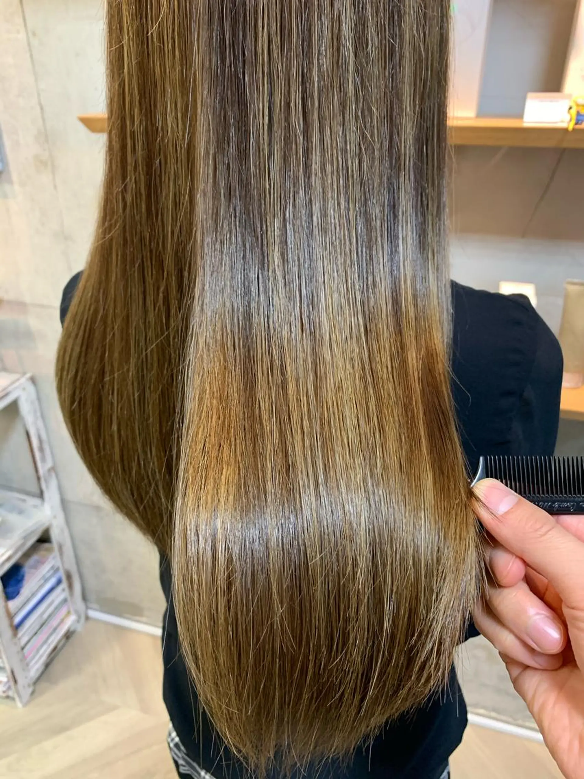 ロング カラー ハイライトカラー ハイライト 髪質改善 トリートメント Beach private salon所属・Beach 代表 KENTAのヘアスタイル