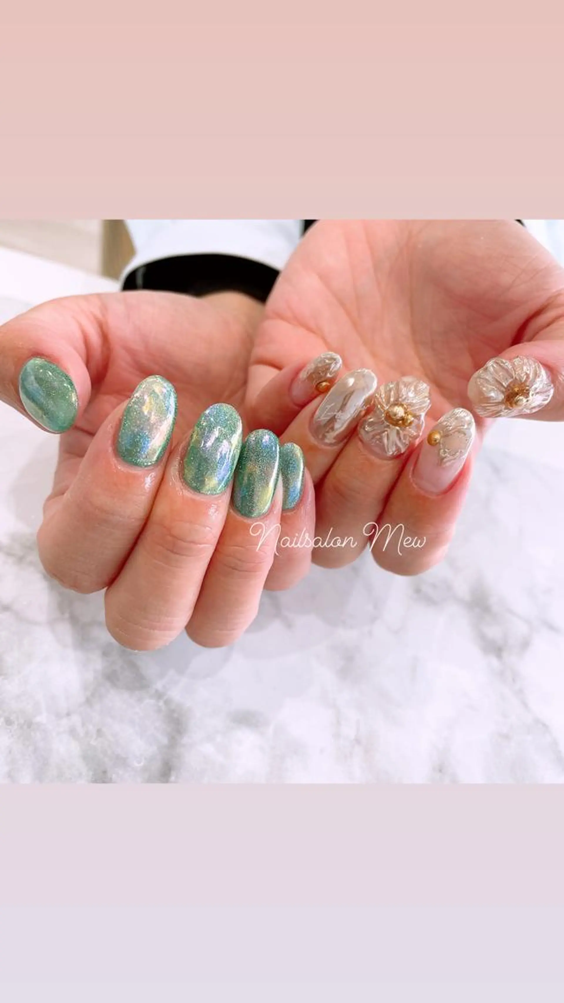 ネイル ハンドネイル Nailsalon Mew所属・Nailsalon Mew❤︎のネイルデザイン