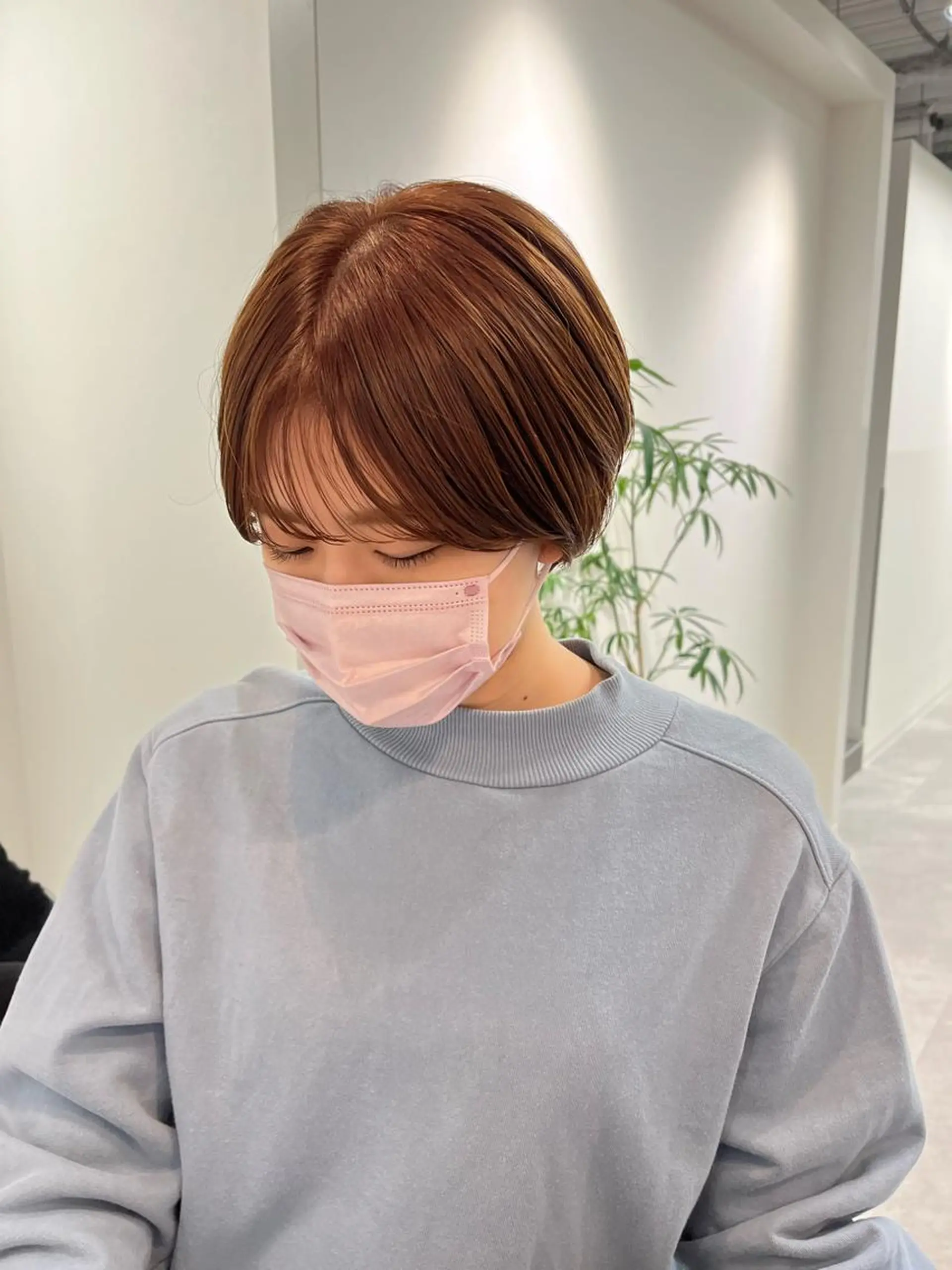 ショート カラー ショートヘア カット ヘアカラー トリートメント umu.［韓国ヘア /レイヤーカット］のヘアスタイル