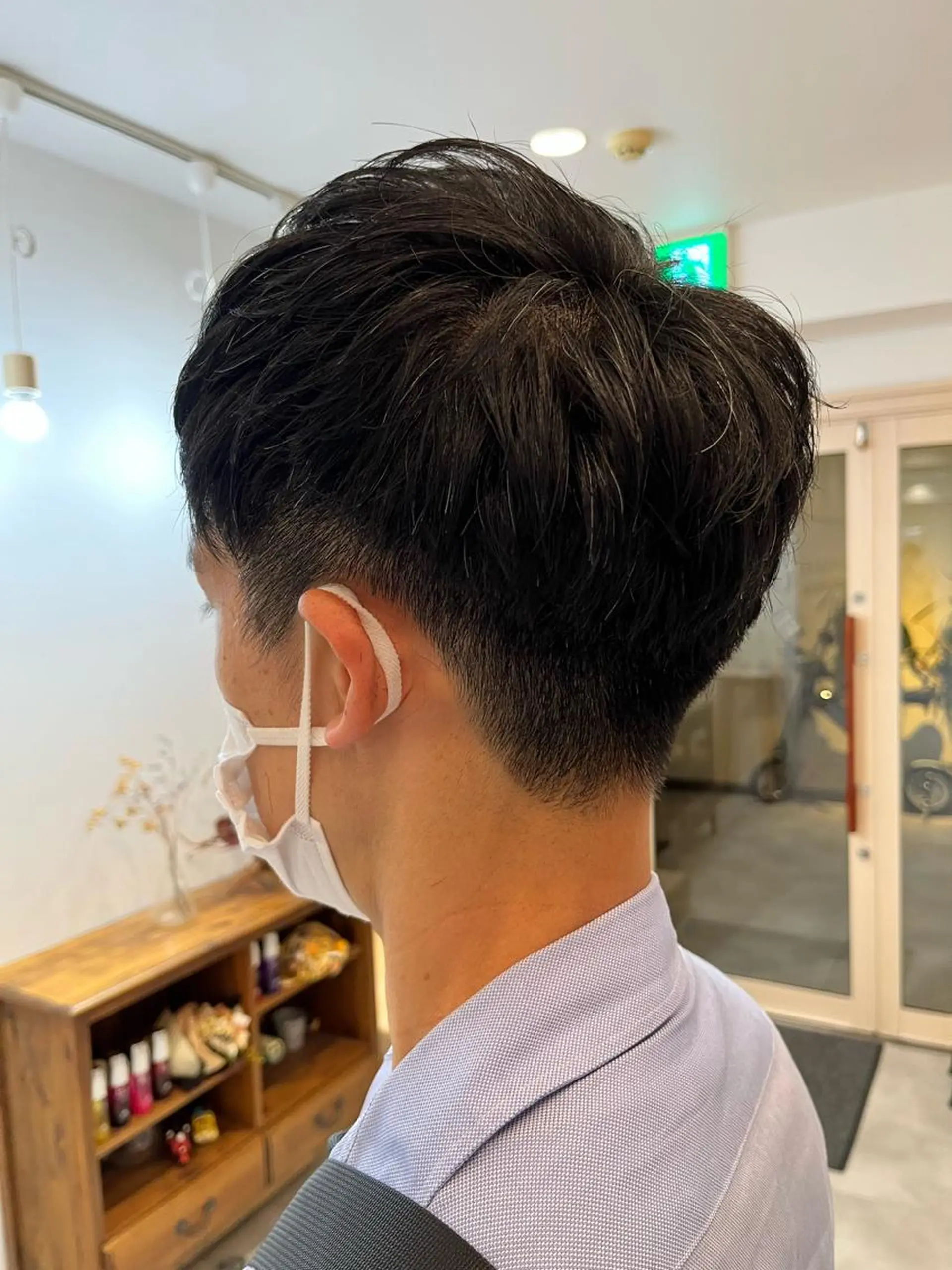 メンズ Hikari /赤み消しカラーのヘアスタイル