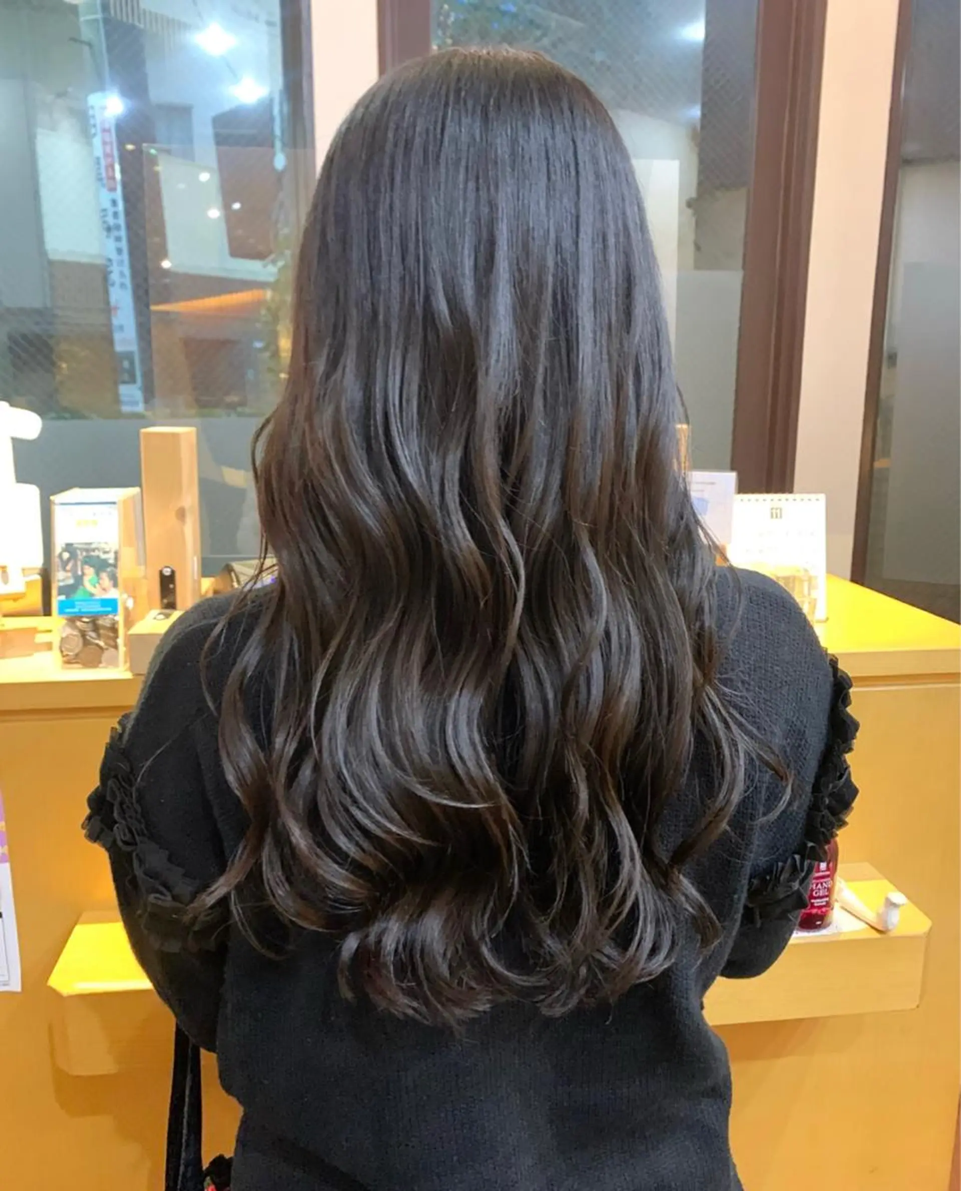 ロング カラー 🍑明石 桃🍑のヘアスタイル