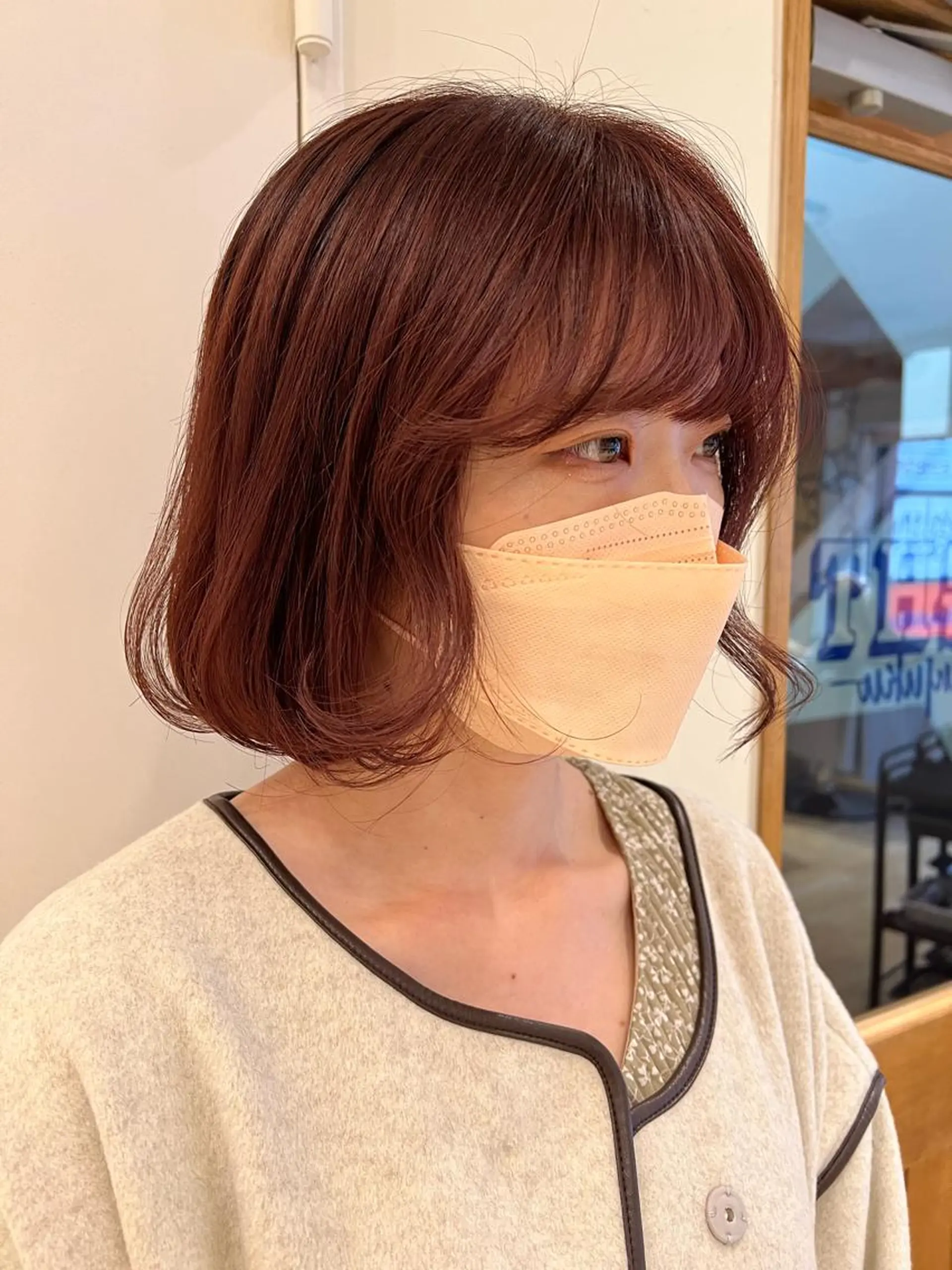 ミディアム カラー ピンクカラー eight shinjuku所属・海外ヘア スタイルRIOのヘアスタイル