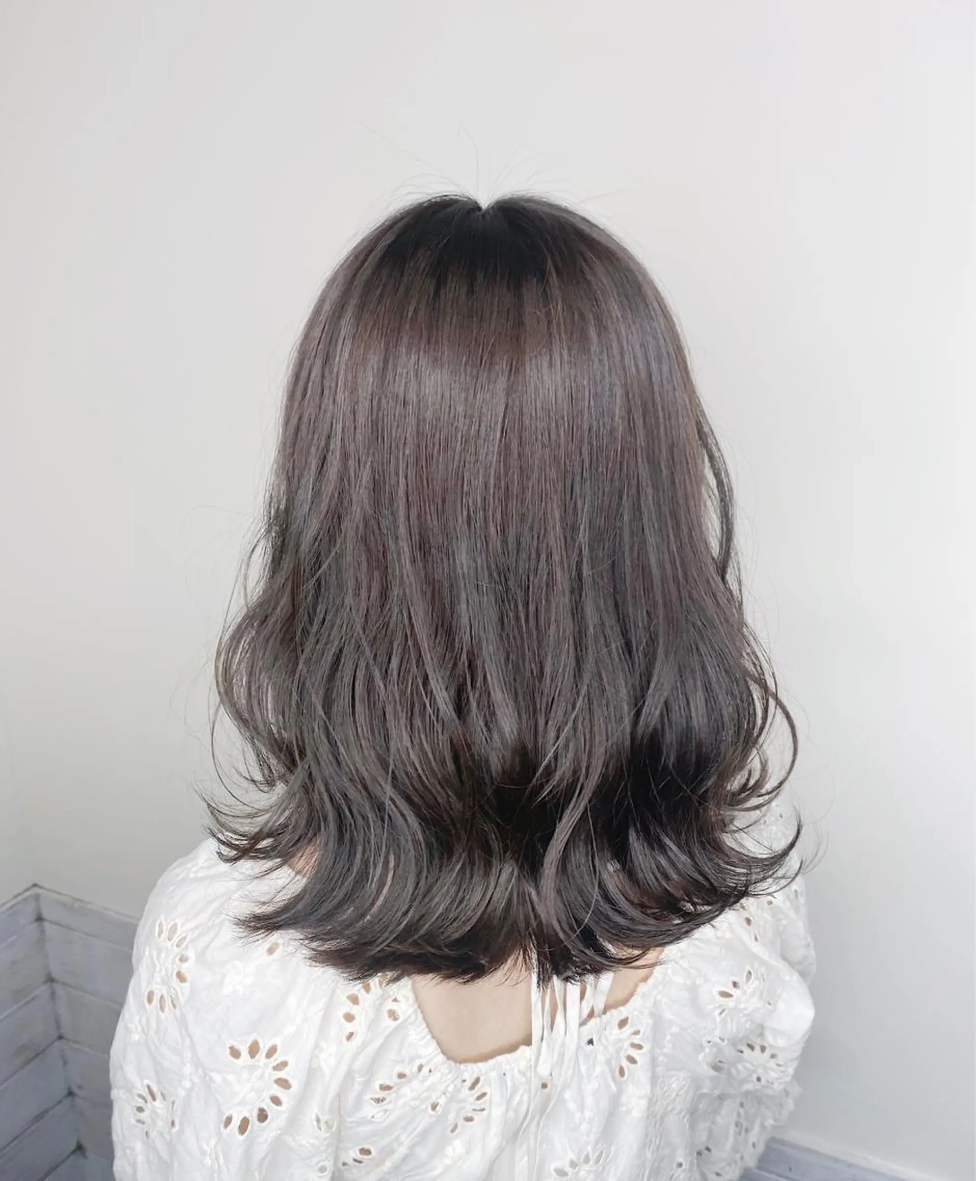 ミディアム カラー アディクシーカラー 透明感カラー オレンジ 櫛部洸貴/ 髪質改善カラーのヘアスタイル