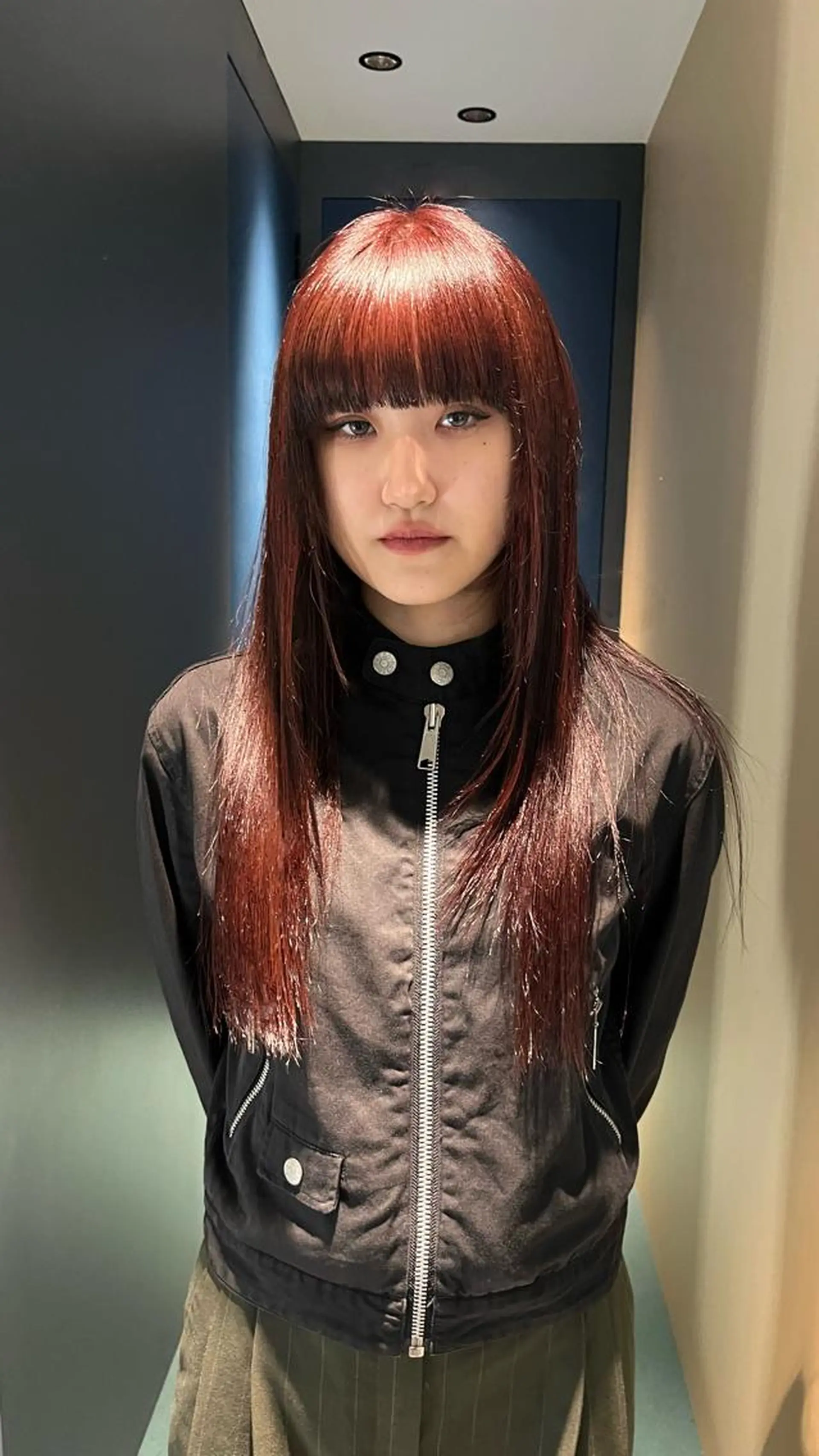 ロング カラー ヘアアレンジ デザインカラー 原宿/キシタのヘアスタイル