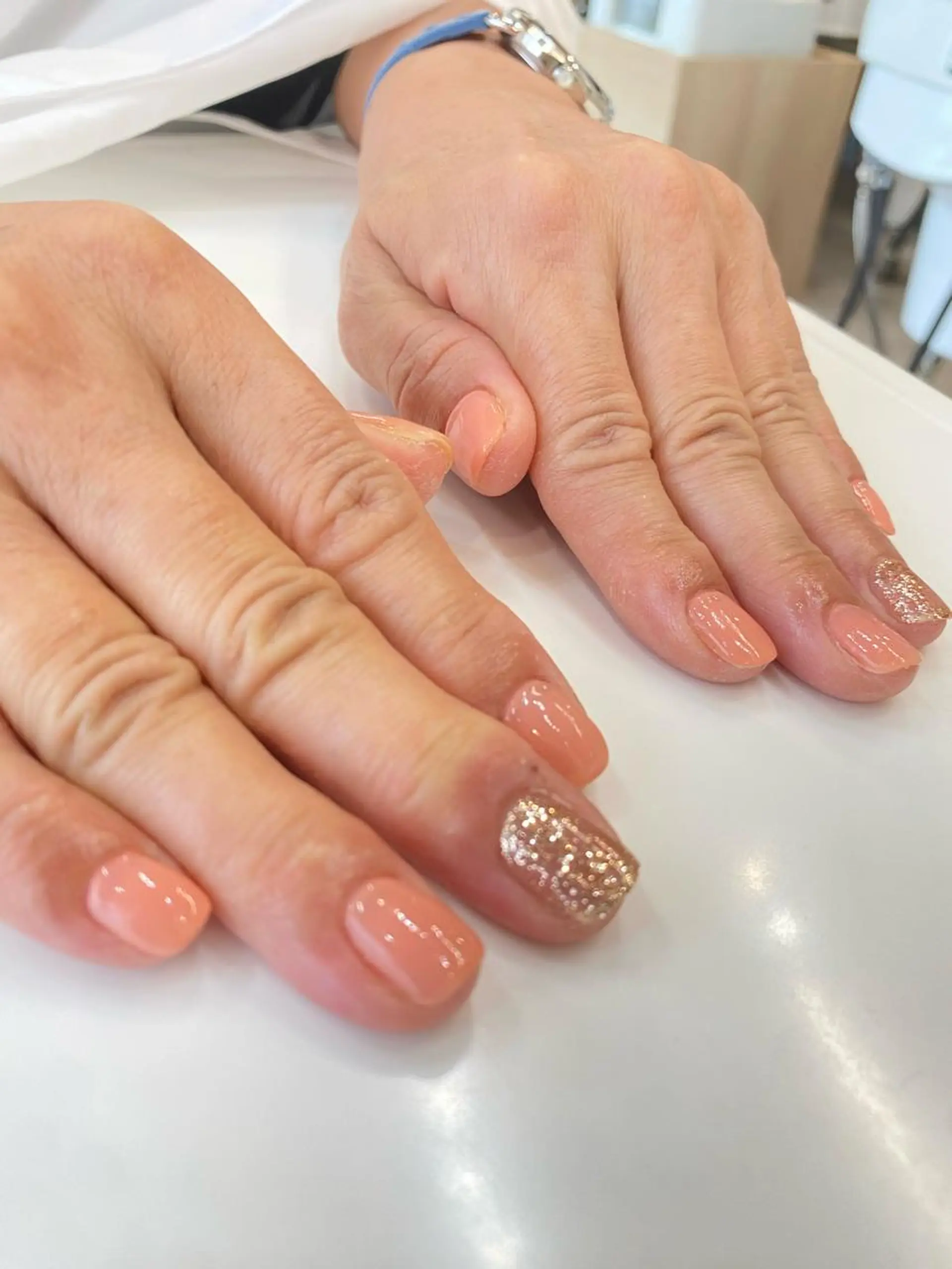 ネイル ワンカラーネイル プライベートサロン te-nanoのネイルデザイン