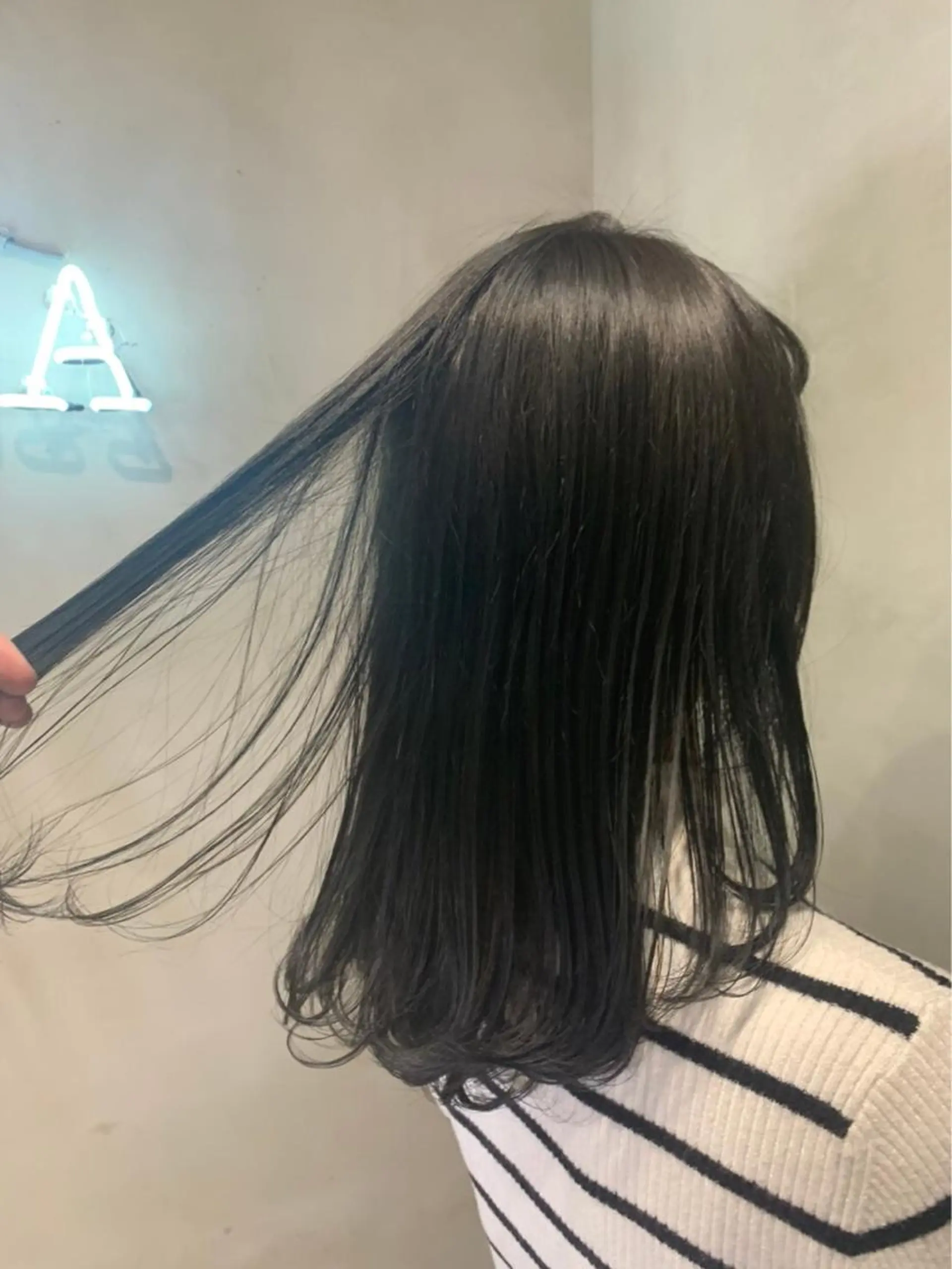 セミロング ヘアカラー トリートメント ヘアセット 💐ナチュラルヘア Kroda💐のヘアスタイル