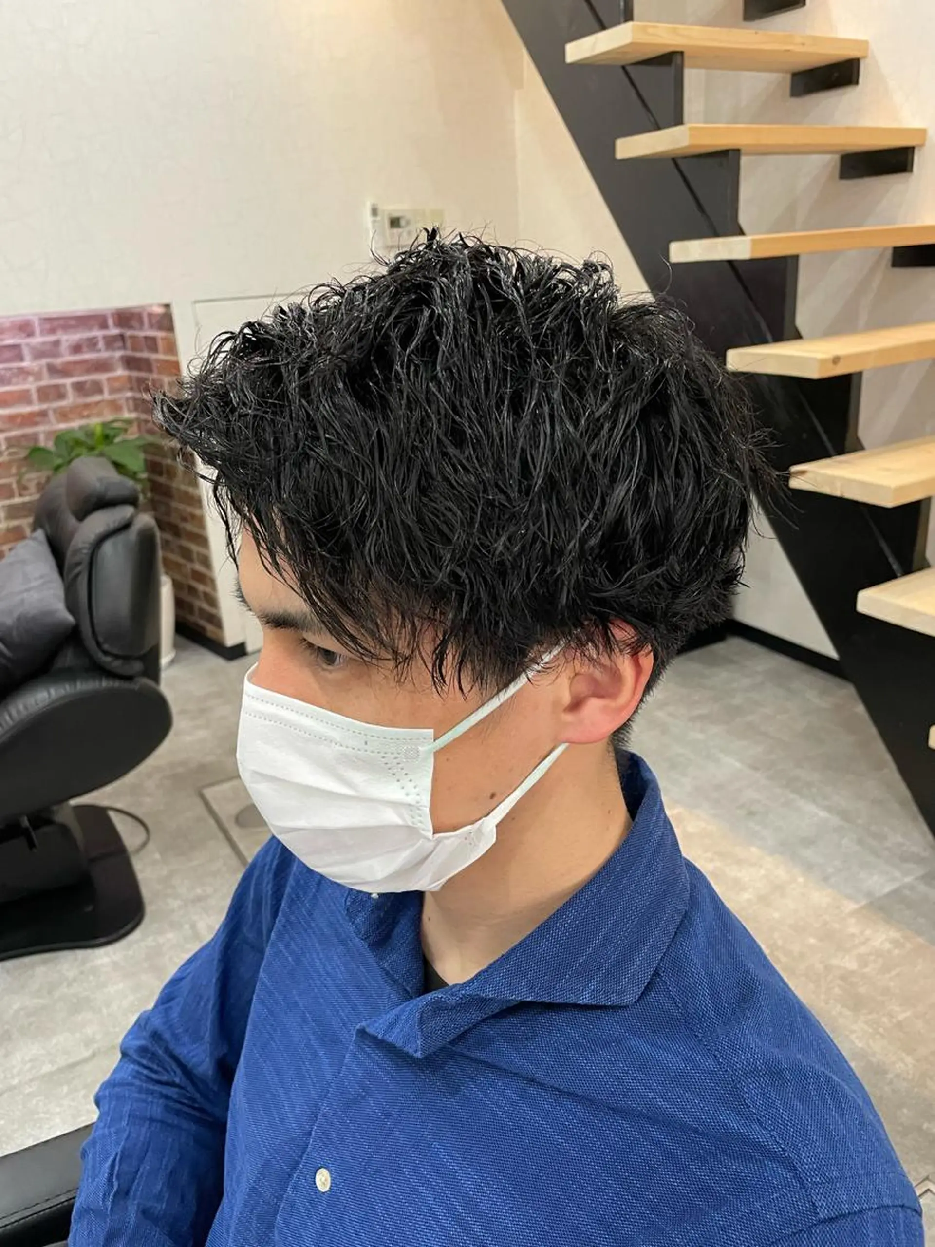 ショート パーマ メンズ TETISS所属・💈メンズパーマ 南谷💈のヘアスタイル