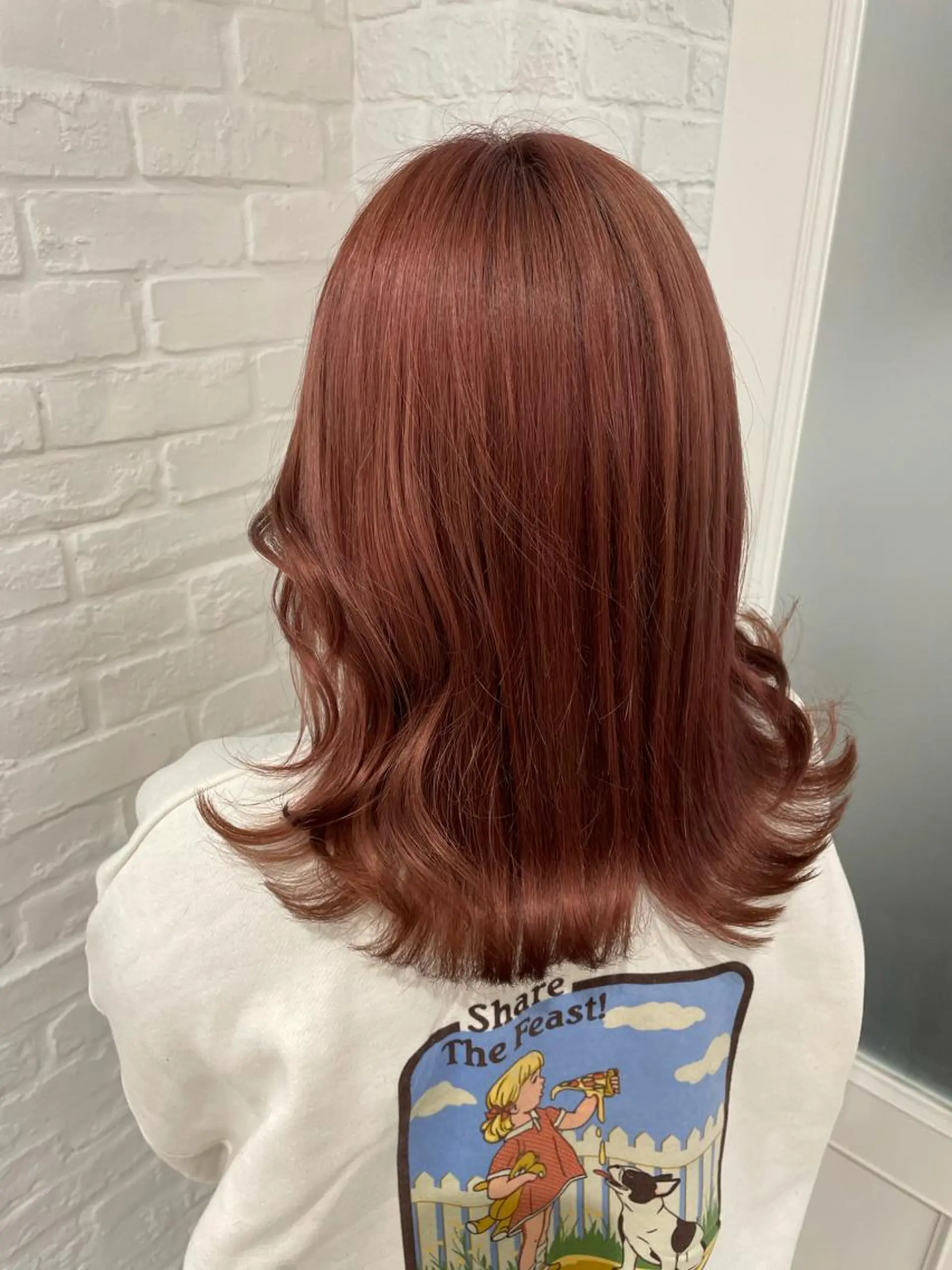 ミディアム 最新韓国本場ヘア 🇰🇷榎本明日香のヘアスタイル