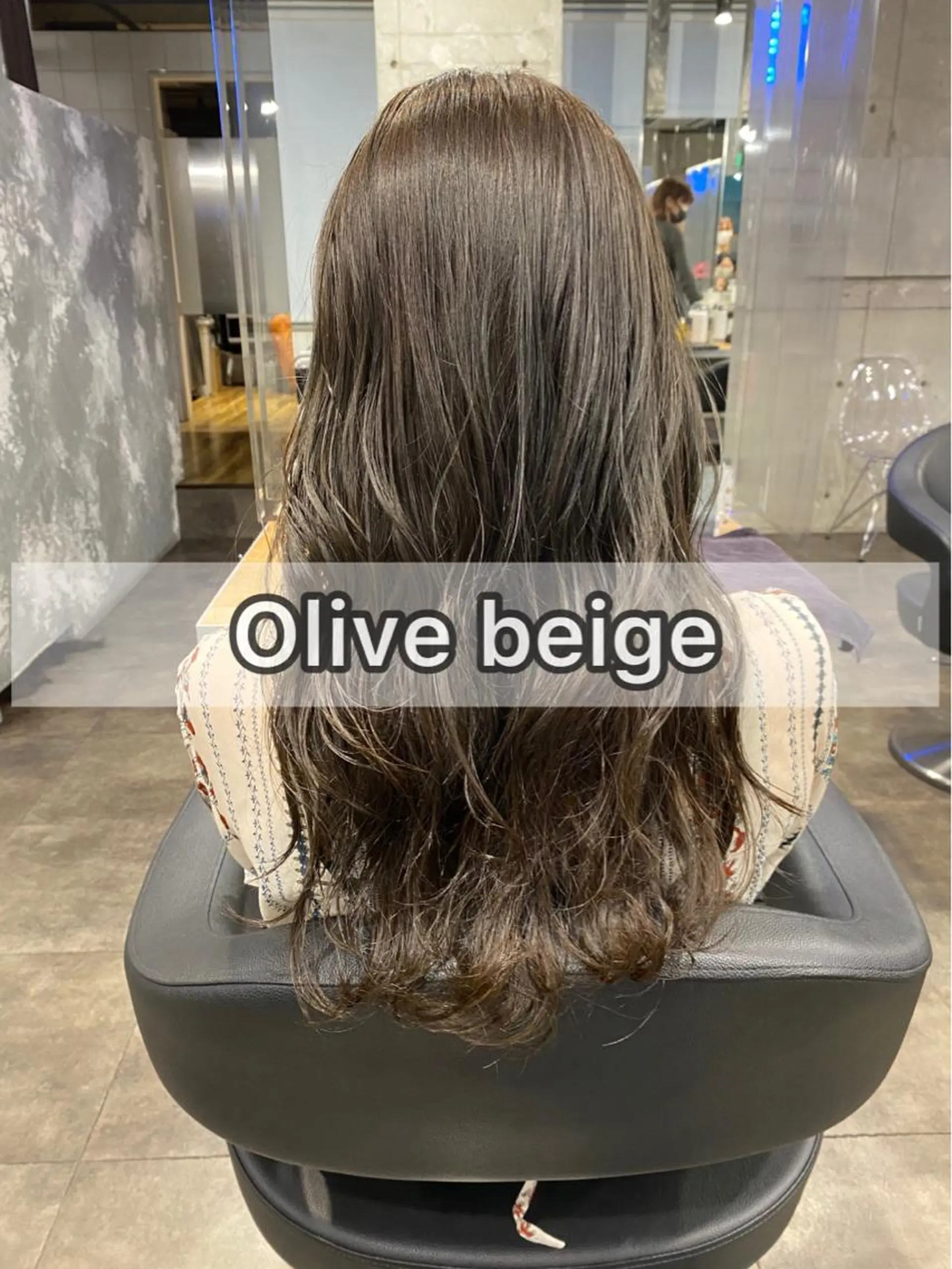 ロング カラー パーマ ヘアアレンジ メンズ キッズ ネイル マツエク・マツパ グレージュ オリーブグレージュ オリーブグレー 赤色 Rene'所属・当日予約⭕️ JUNYAのヘアスタイル