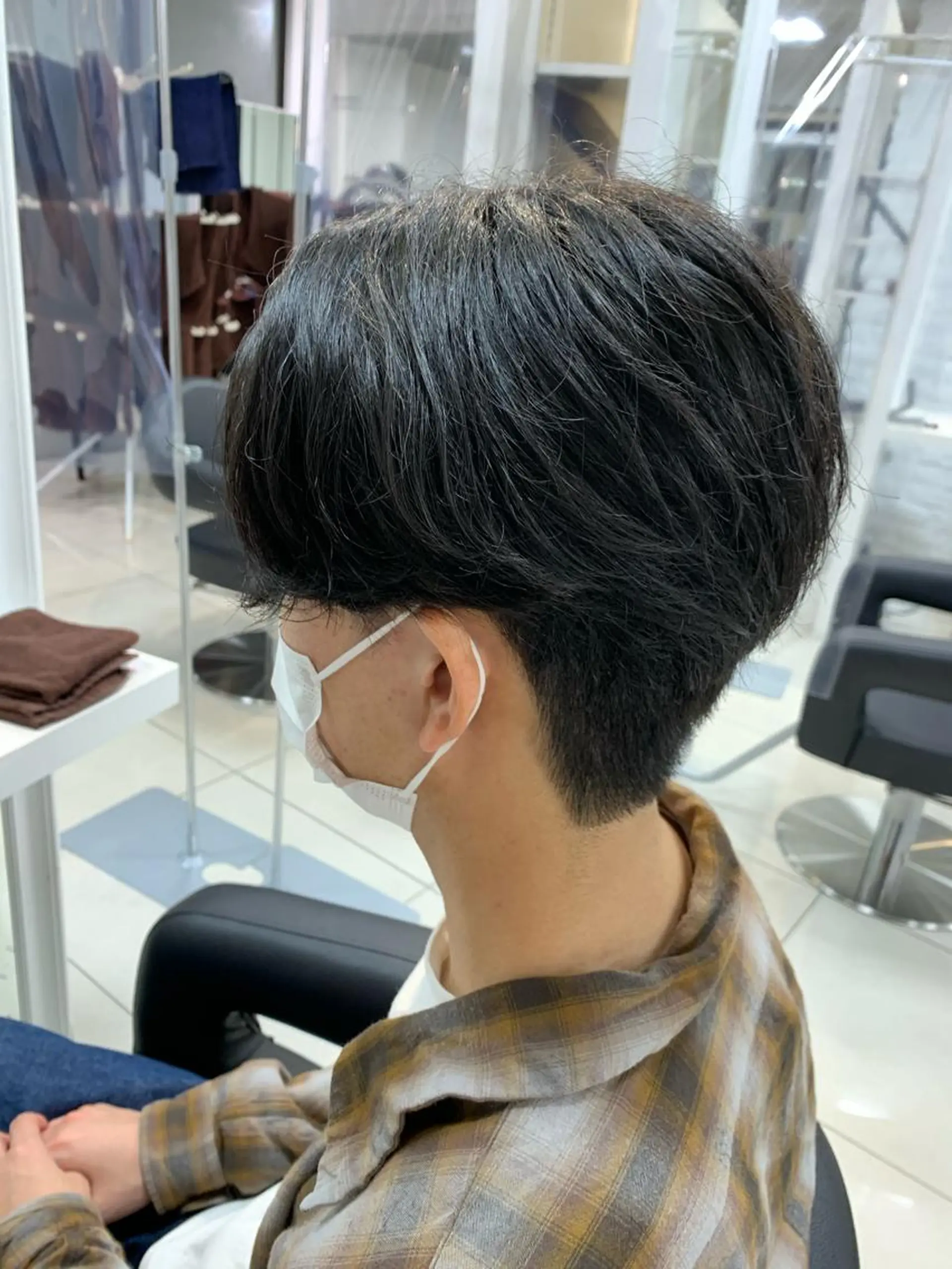 ショート メンズ メンズ韓国風 韓国風ヘア カット メンズ縮毛矯正🦊ハ イトーン　RYOKAのヘアスタイル
