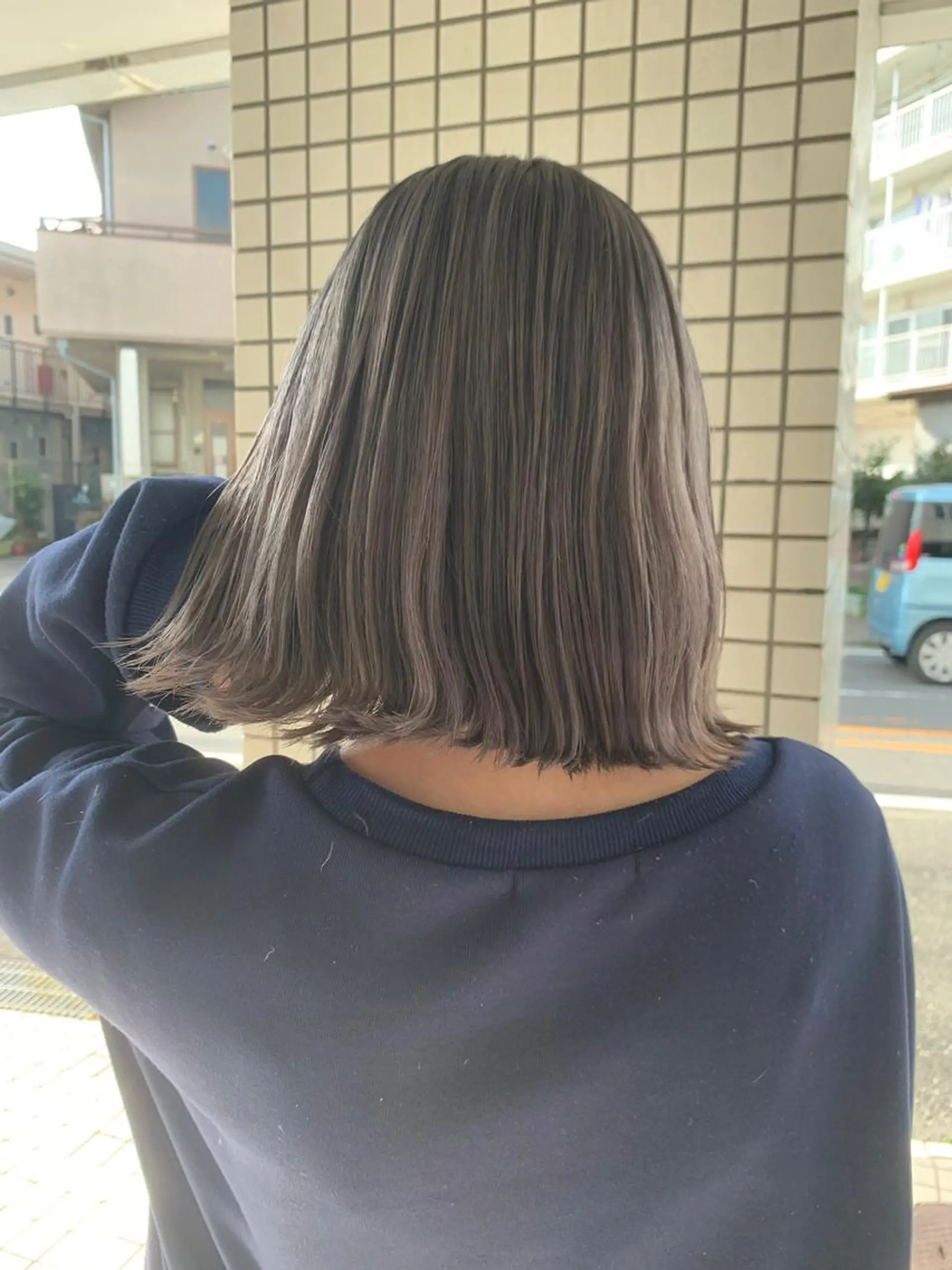 カラー バレイヤージュ ブリーチ ケアブリーチ ダブルカラー イヤリングカラー 🌷かわばた めい🌷のヘアスタイル