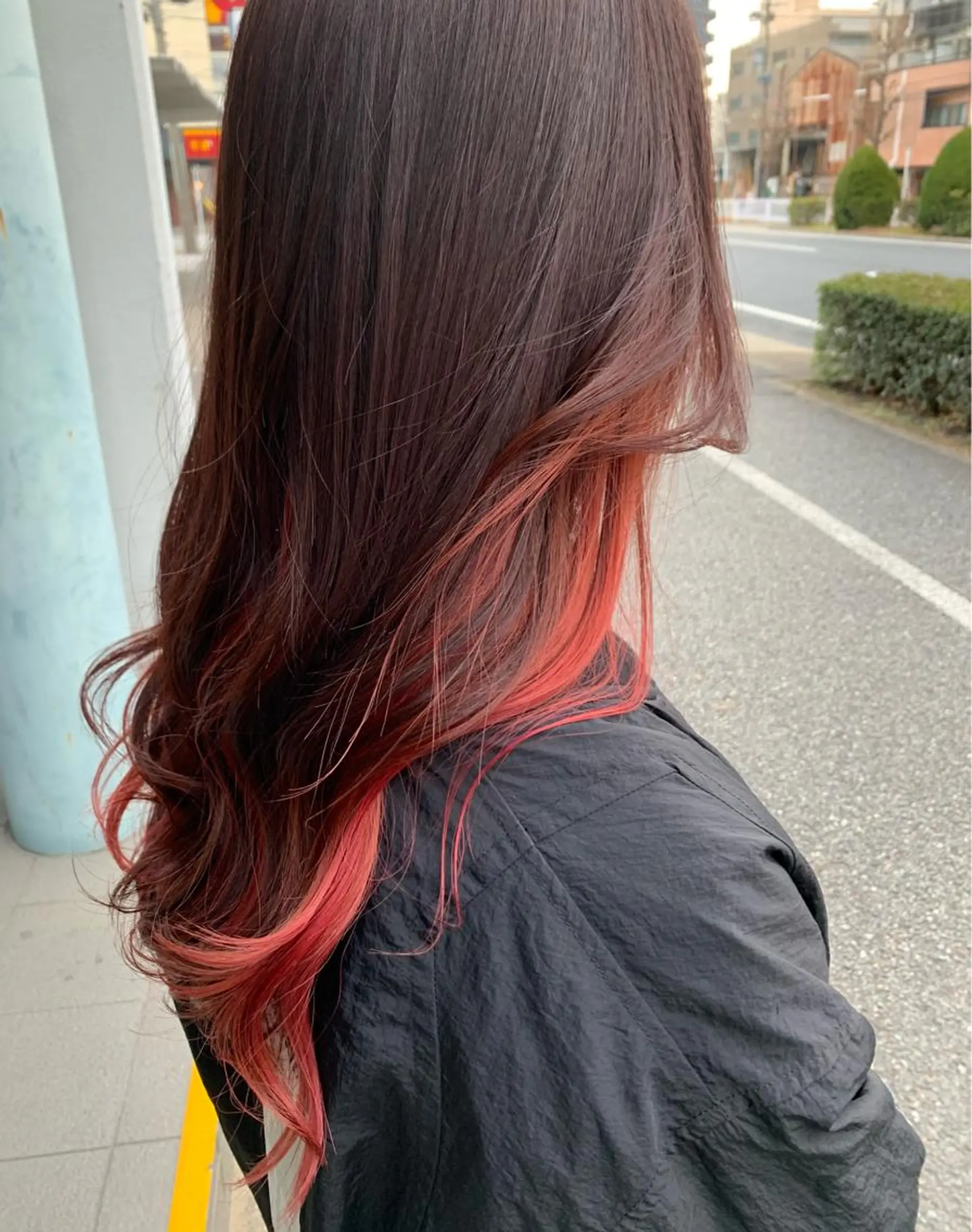 ロング カラー インナーカラー トリートメント 浅岡 みちるのヘアスタイル