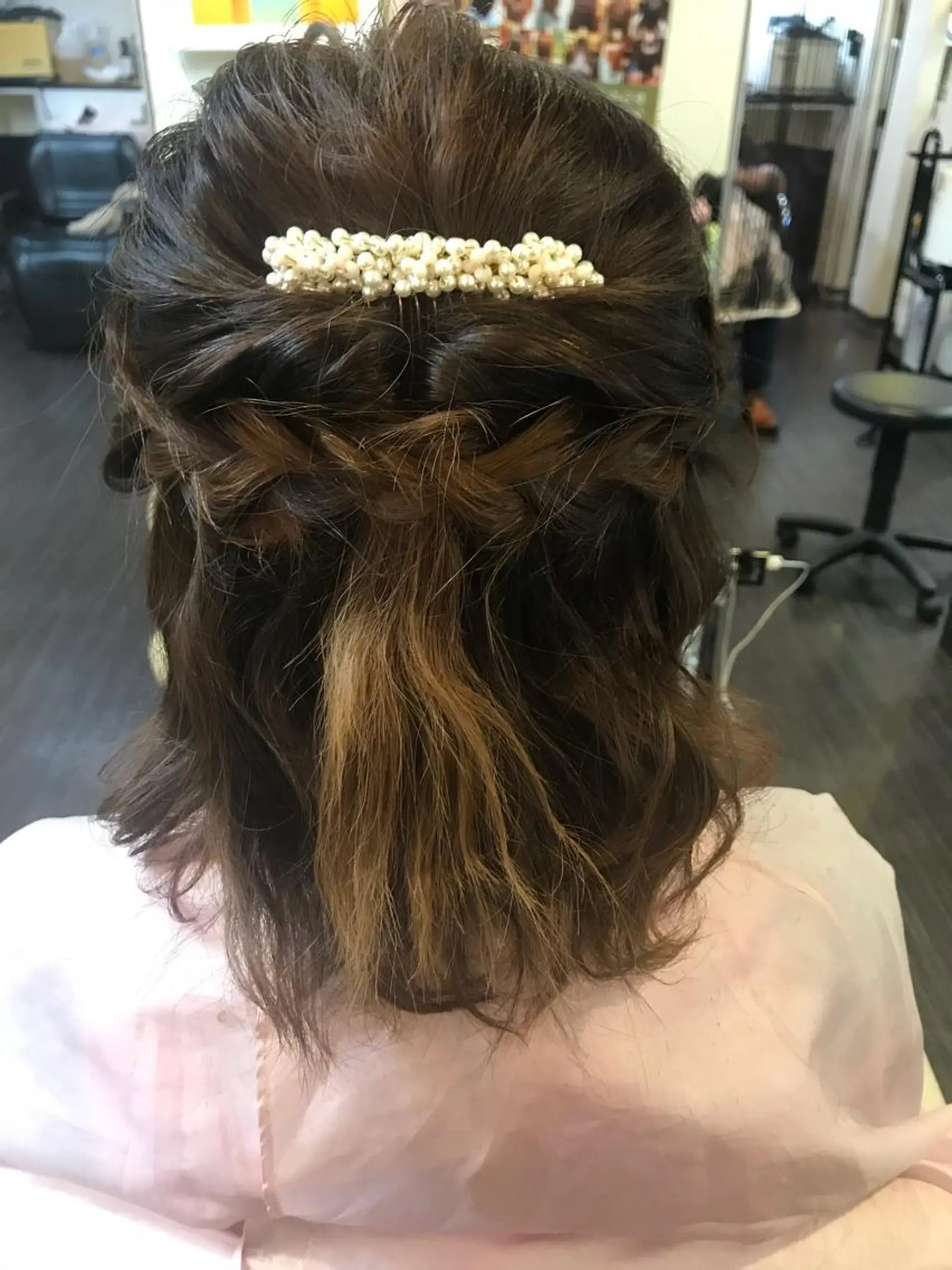 ミディアム ヘアセット LEGGU所属・中本 愛理のヘアスタイル