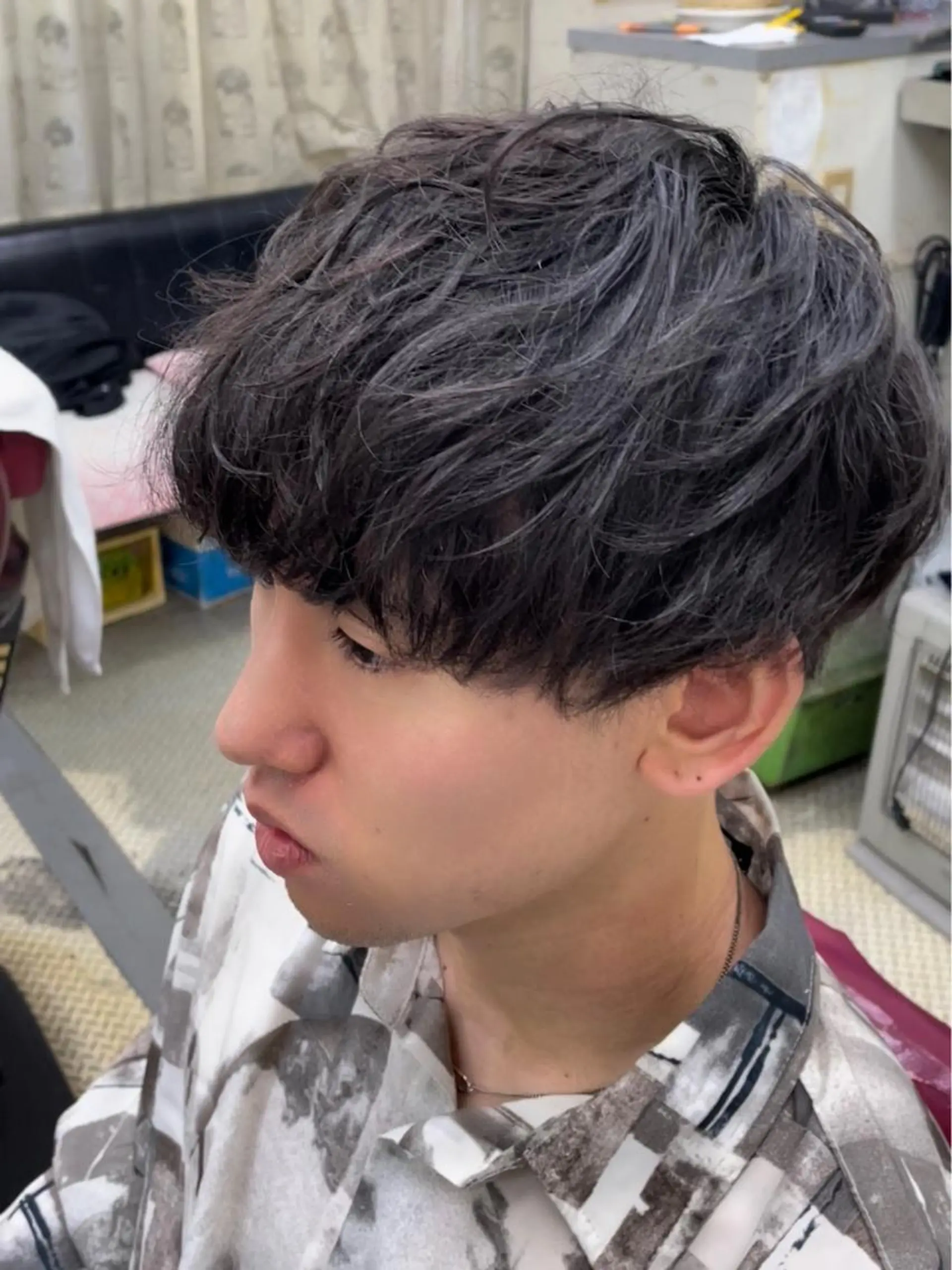 パーマ メンズ パーマ 理容アイ所属・吉田 浩輔のヘアスタイル