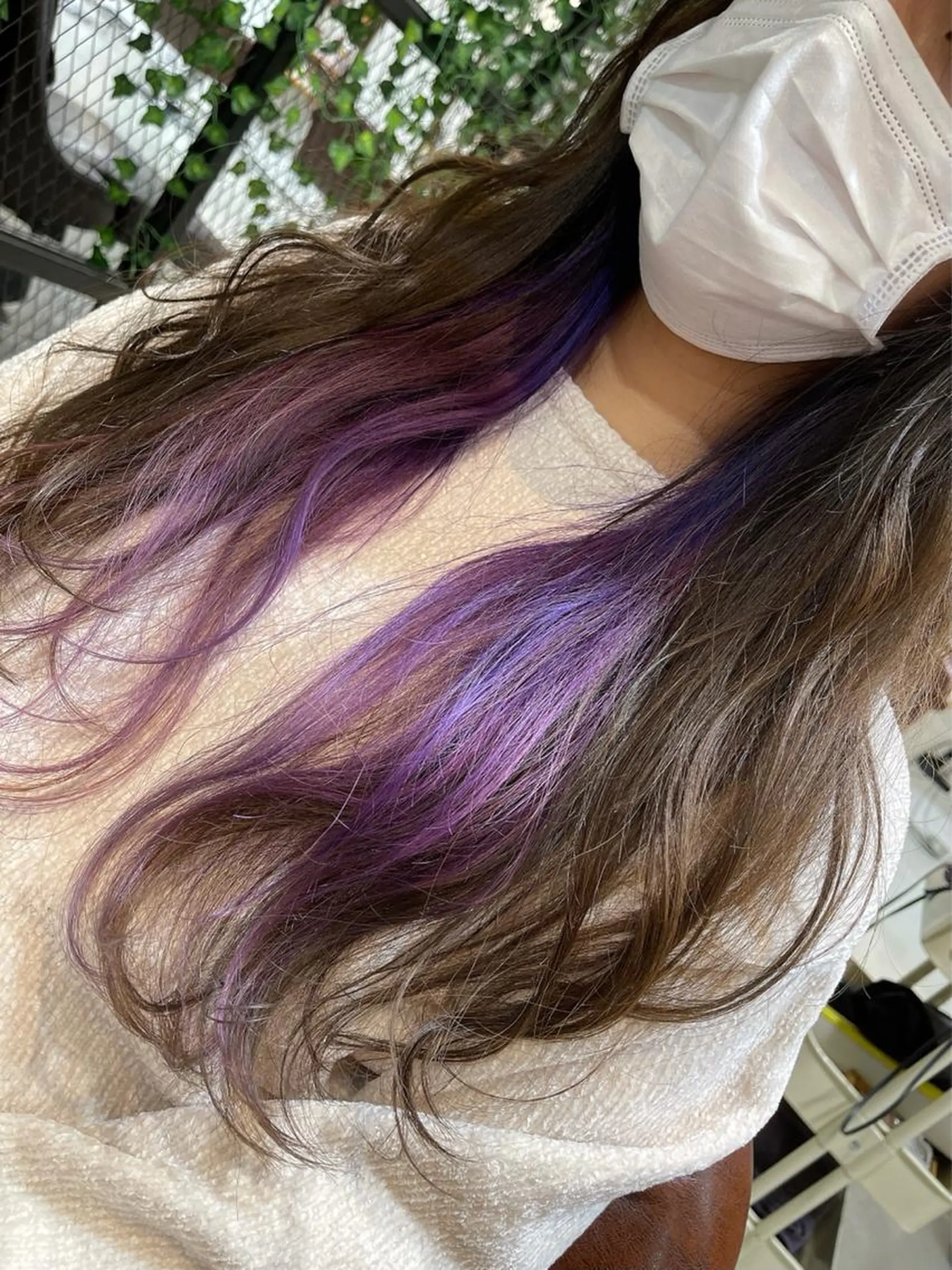 ロング カラー パーマ ヘアアレンジ メンズ キッズ ネイル マツエク・マツパ アイブロウ 透明感カラー グレージュ パープルカラー 眉カラー トリートメント ヘアカラー トリートメント ⭐️ハイクオリティ カラー杉本雄志⭐️のヘアスタイル