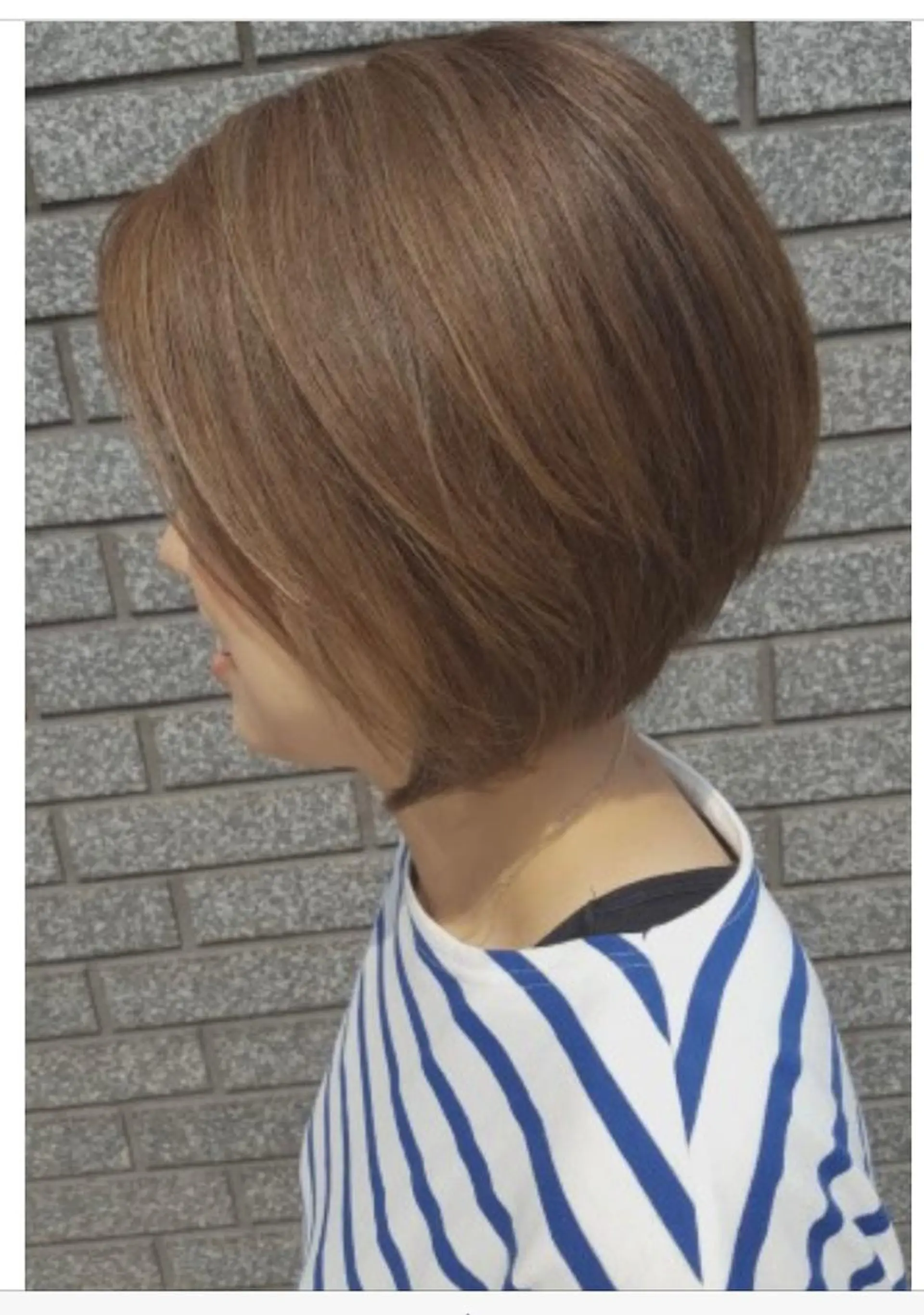 ショート カラー カット 縮毛矯正 奥谷 美代子のヘアスタイル