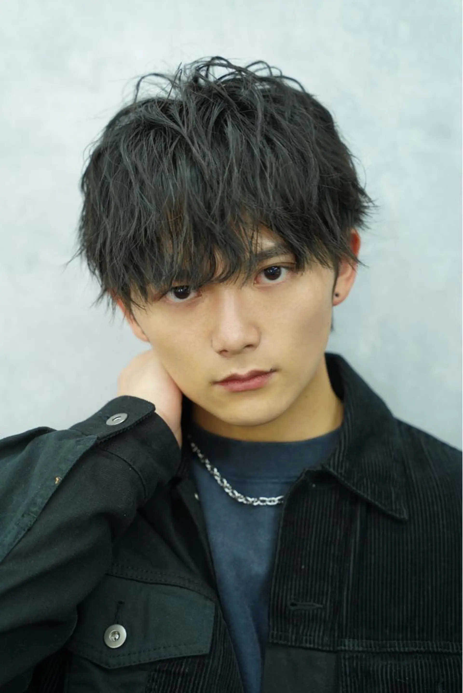 ショート パーマ メンズ マッシュ カット パーマ The Gollum cut＆shave所属・垢抜け・メンズパーマ 津山祐紀のヘアスタイル