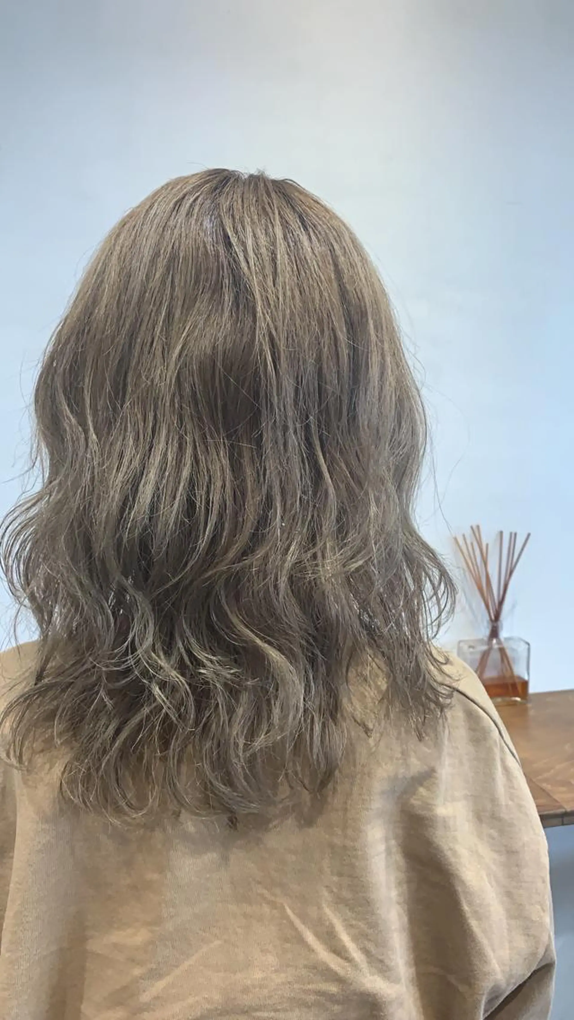セミロング ヘアカラー トリートメント ヘッドスパ ヘアセット 山口 竣也のヘアスタイル
