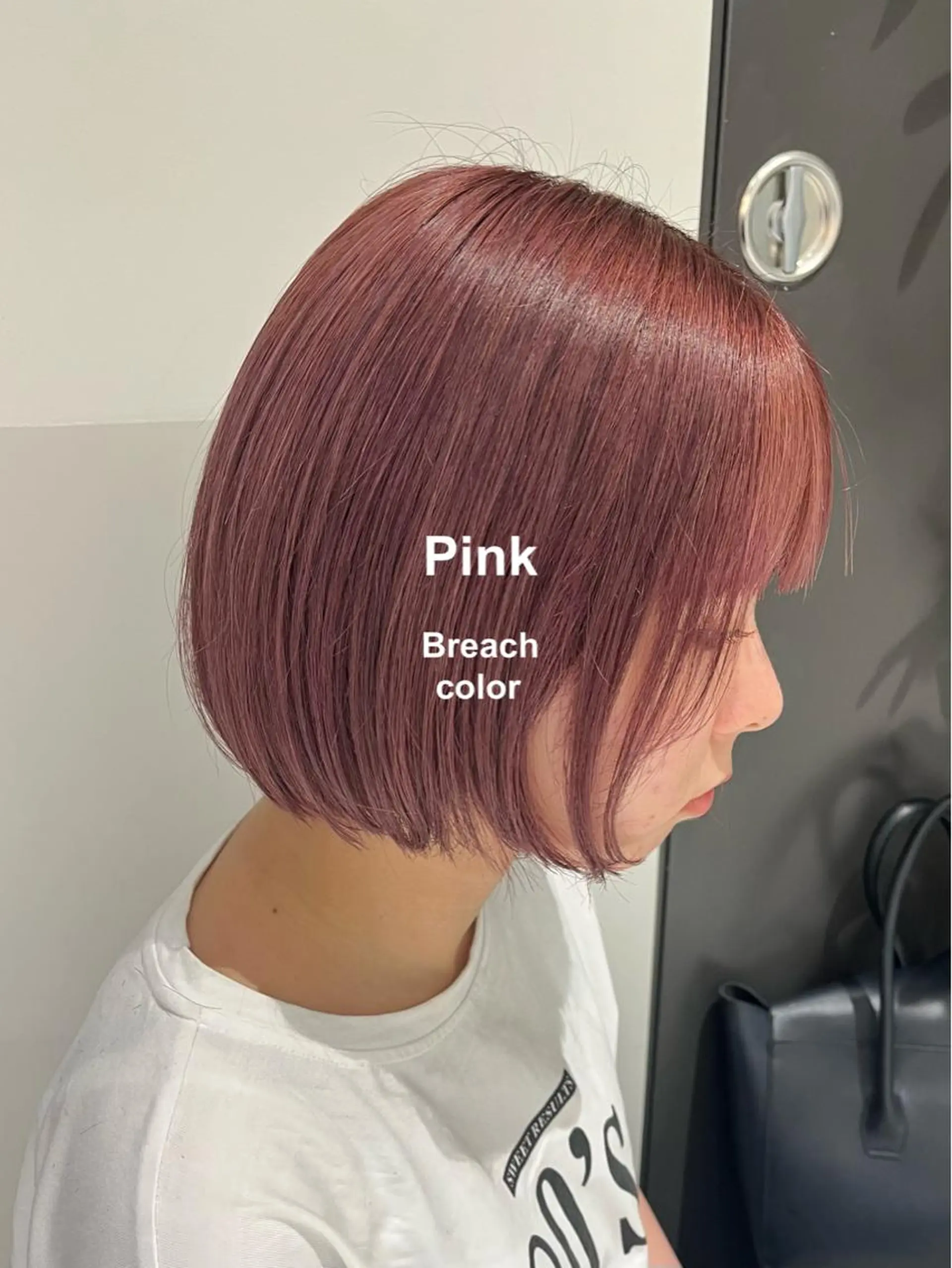 ミディアム カラー カット ヘアカラー トリートメント RINA🧤 デザインとボブのヘアスタイル