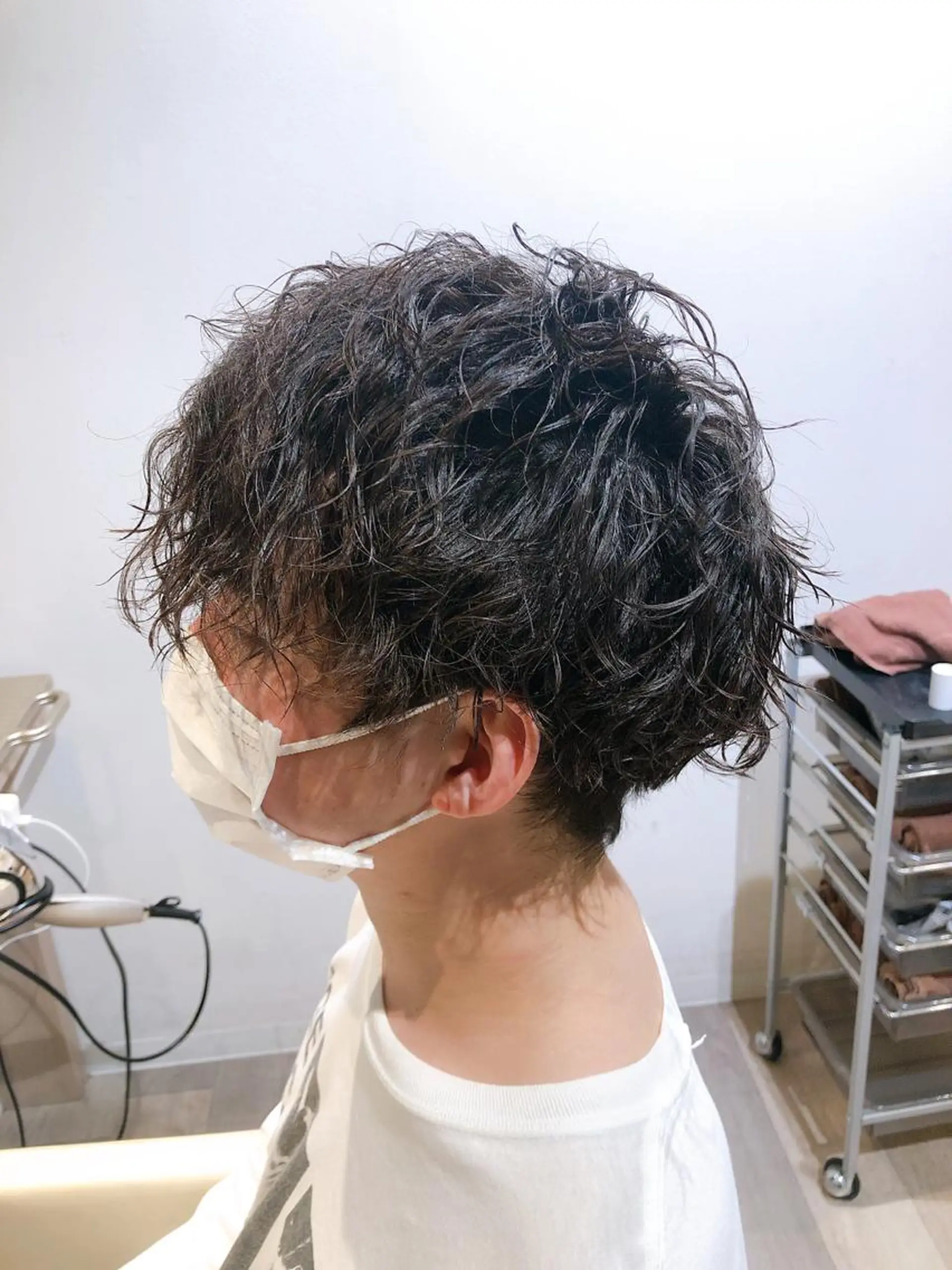 ミディアム パーマ メンズ CYNTHIADUE 店長| IRISUのヘアスタイル