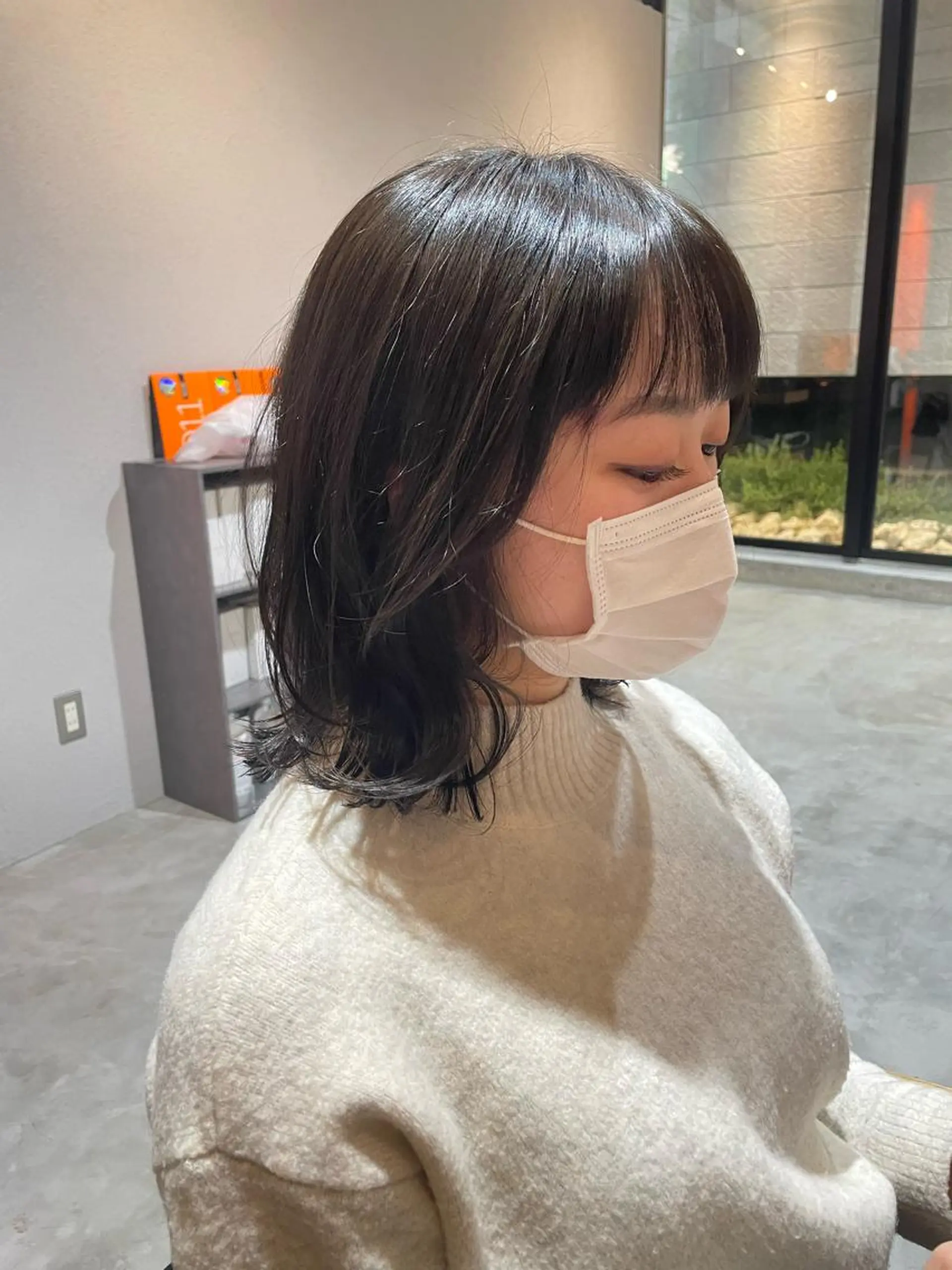 ミディアム 三好 祐希のヘアスタイル