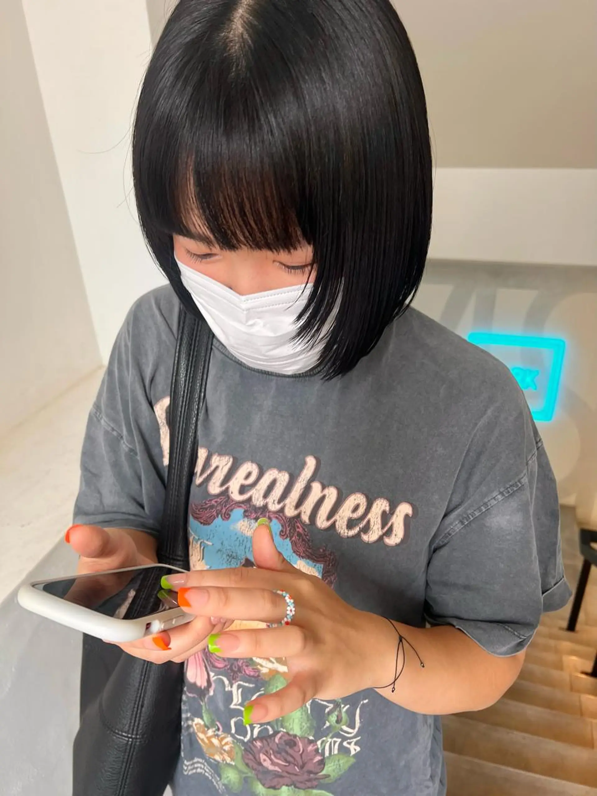 ショート 顔周りカット 顔周りカット/透明感 カラー✂️MEIのヘアスタイル