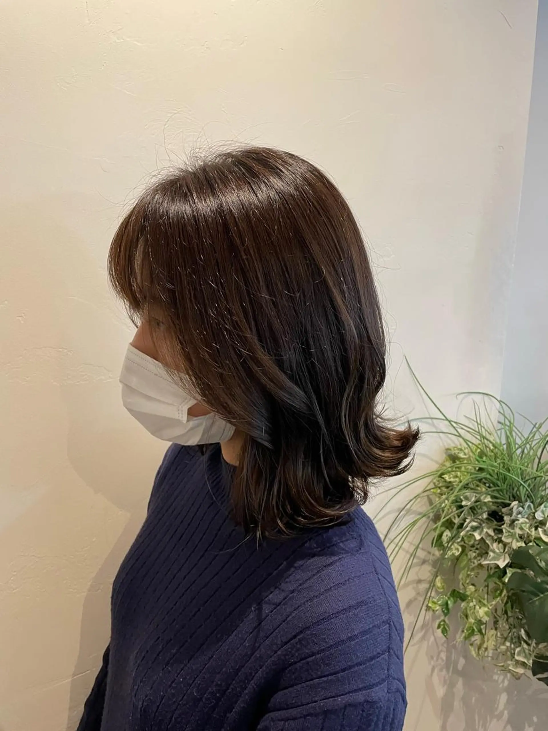 ミディアム カット ヘアカラー トリートメント AKALA  HAIR所属・AKALA HAIR 西宮店　Juriのヘアスタイル