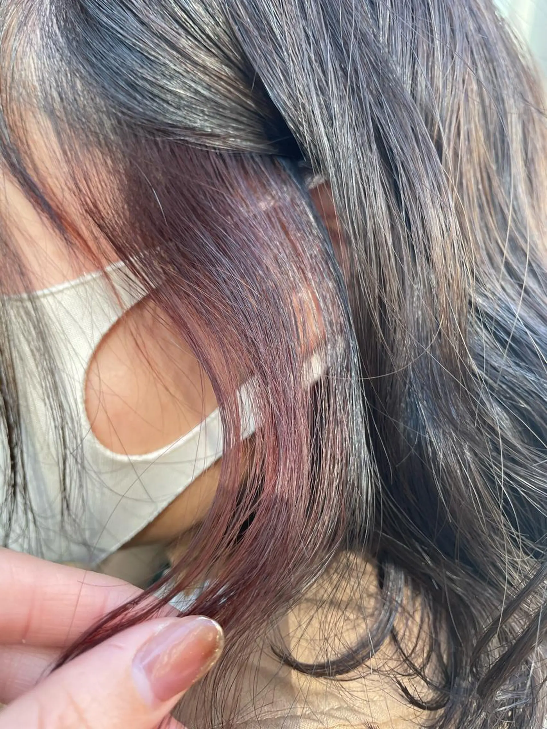 ミディアム カラー ブリーチ ヘアカラー ヘアアレンジ 🌿あがりれいなのその他イメージ
