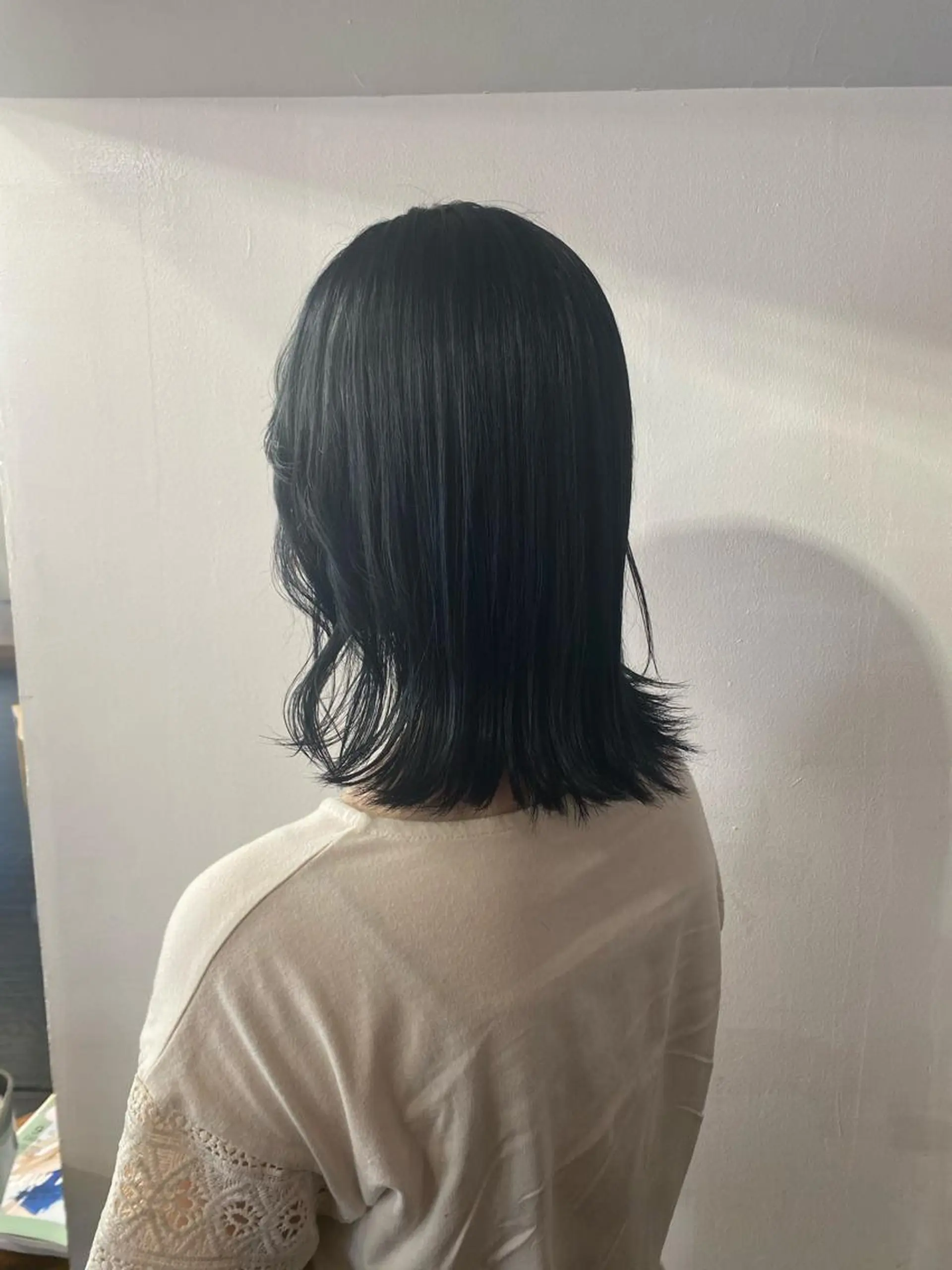 カラー 黒髪 ブルーカラー ブルーブラック HINANO🌷 髪質改善サロンの眉毛・アイブロウイメージ