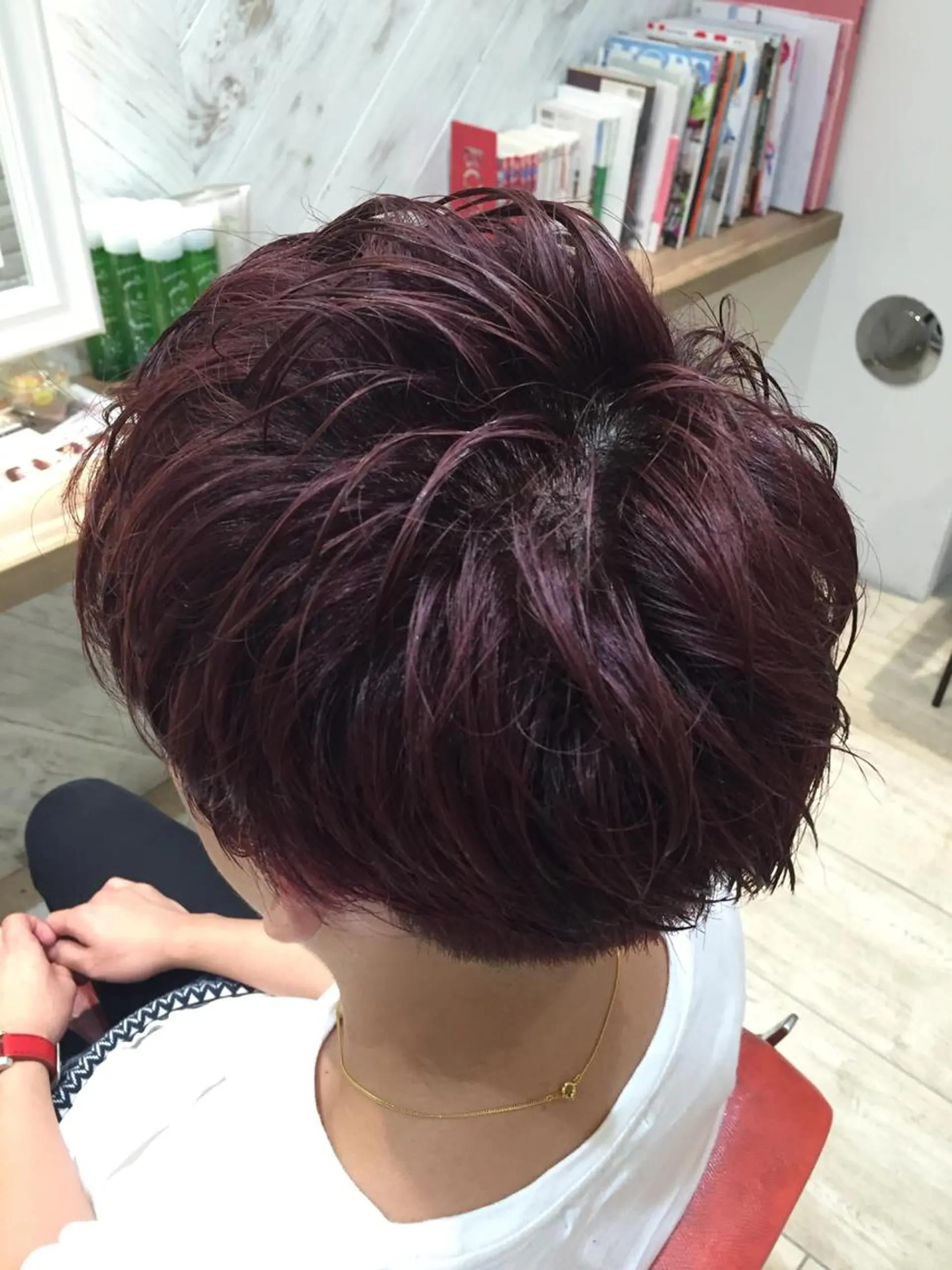 ショート カラー メンズ 吉岡 三四朗のヘアスタイル