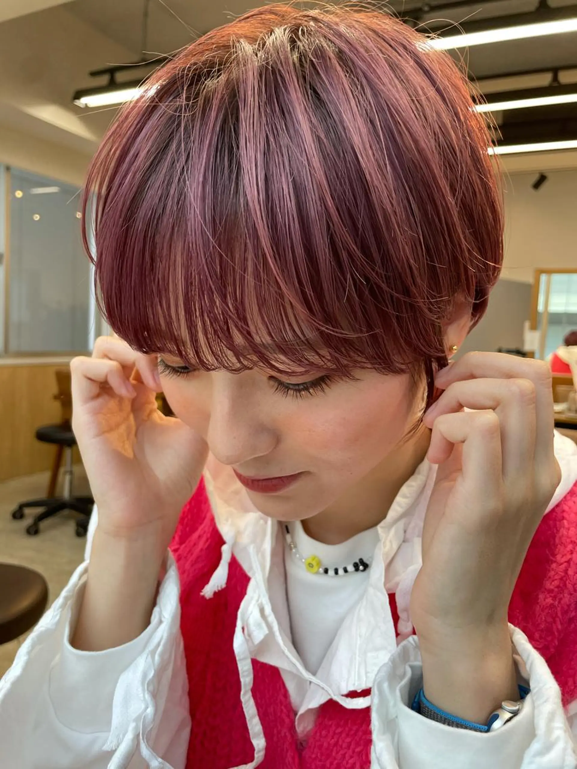 ショート カラー sand  S Ginza所属・🌟sand🌟 丸山悠斗のヘアスタイル