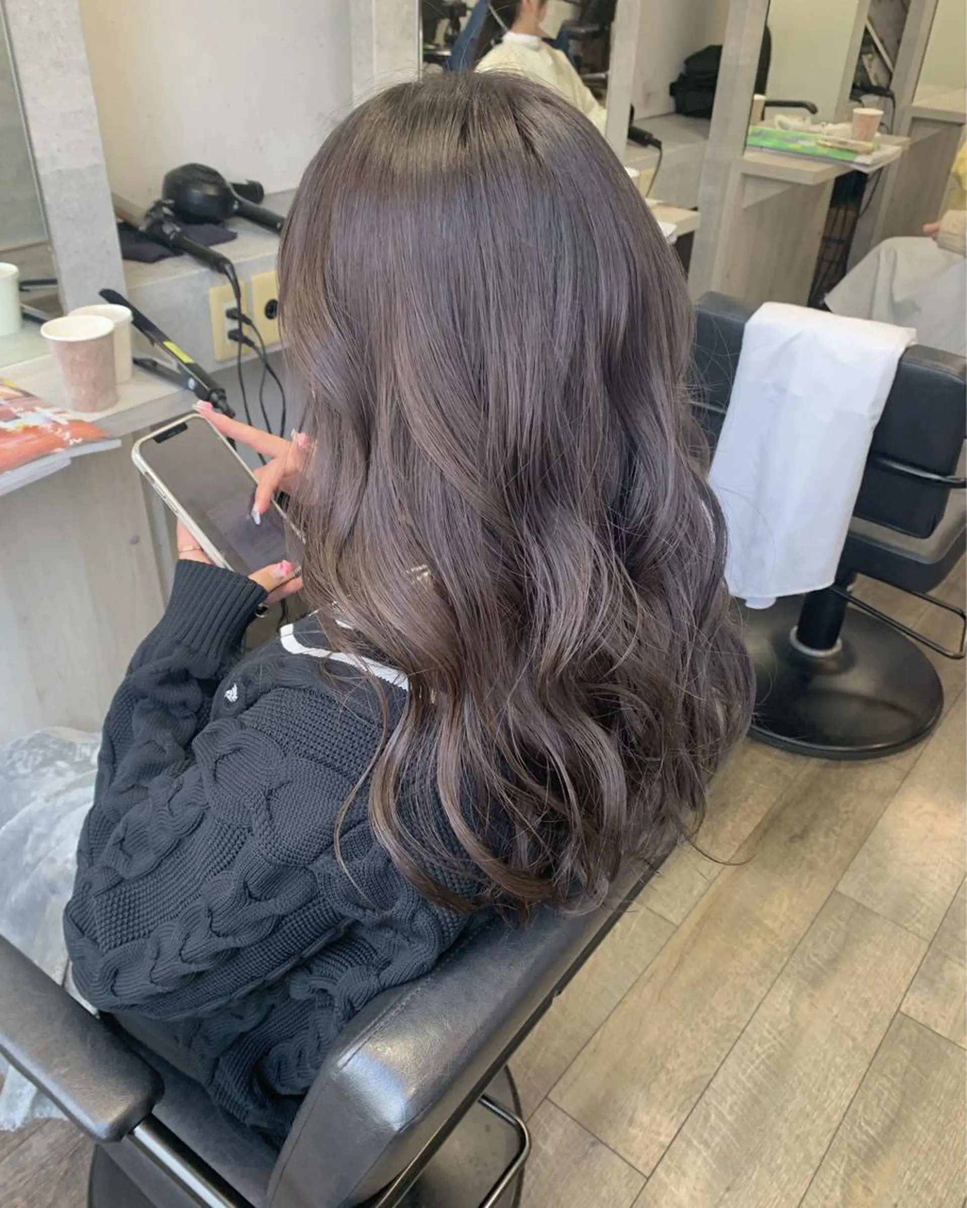 ロング カラー 透明感カラー ロング 門野 優羽のヘアスタイル