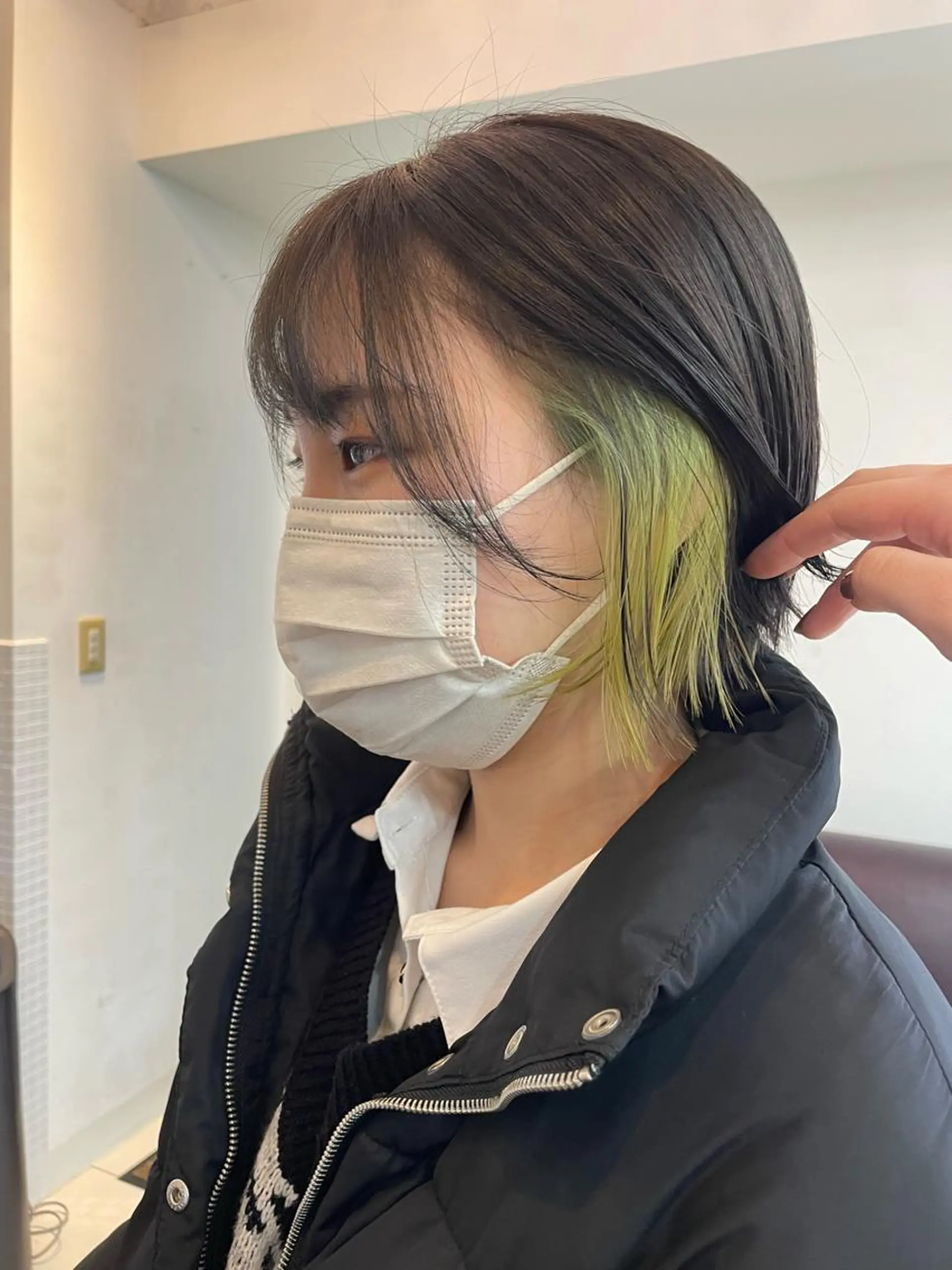 ショート 切りっぱなしボブ ボブ 顔周りカット 美容学生必見❣️お得 クーポン有り💓池辺のヘアスタイル