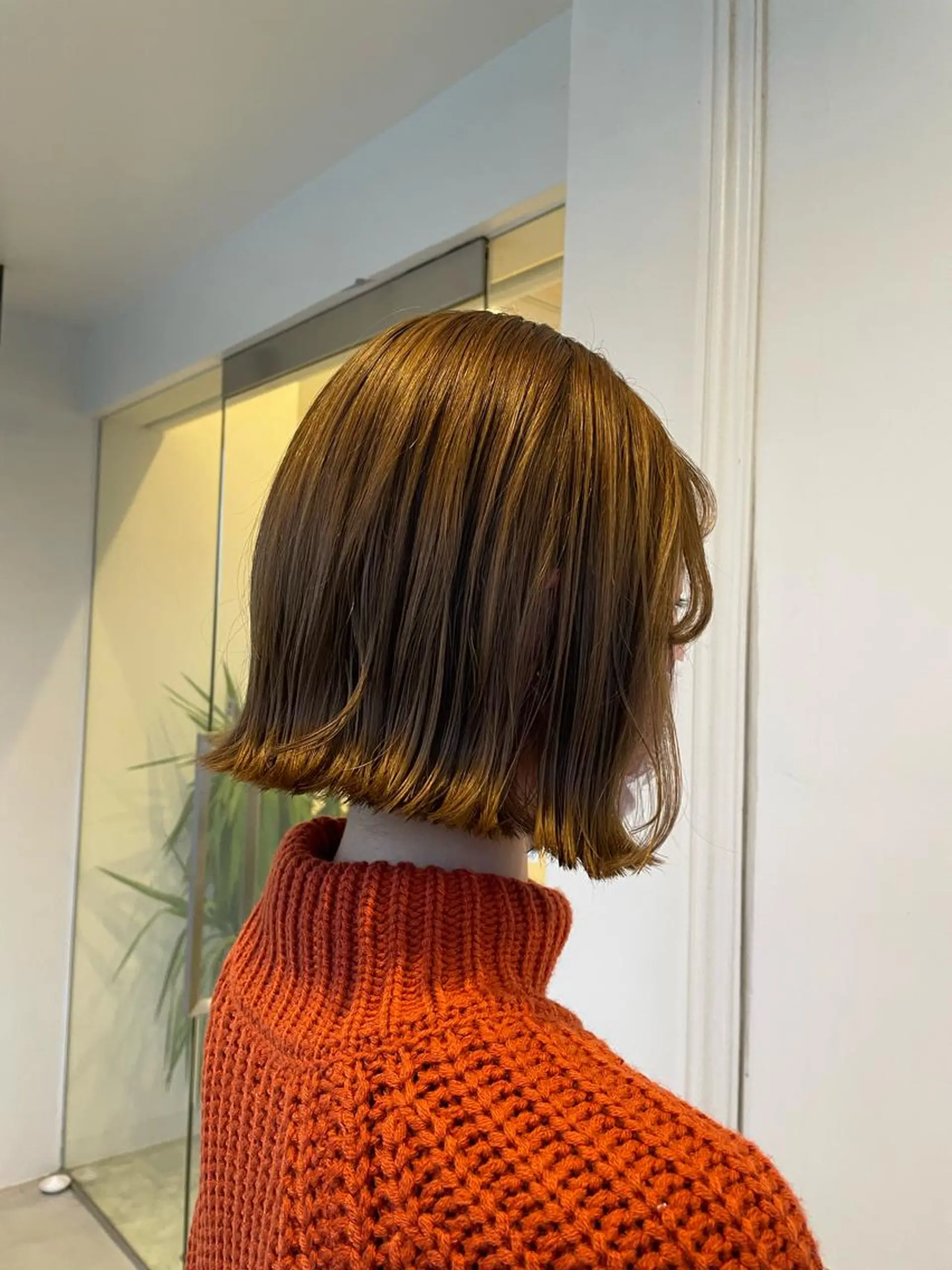 ミディアム ボブ 木村 架音のヘアスタイル