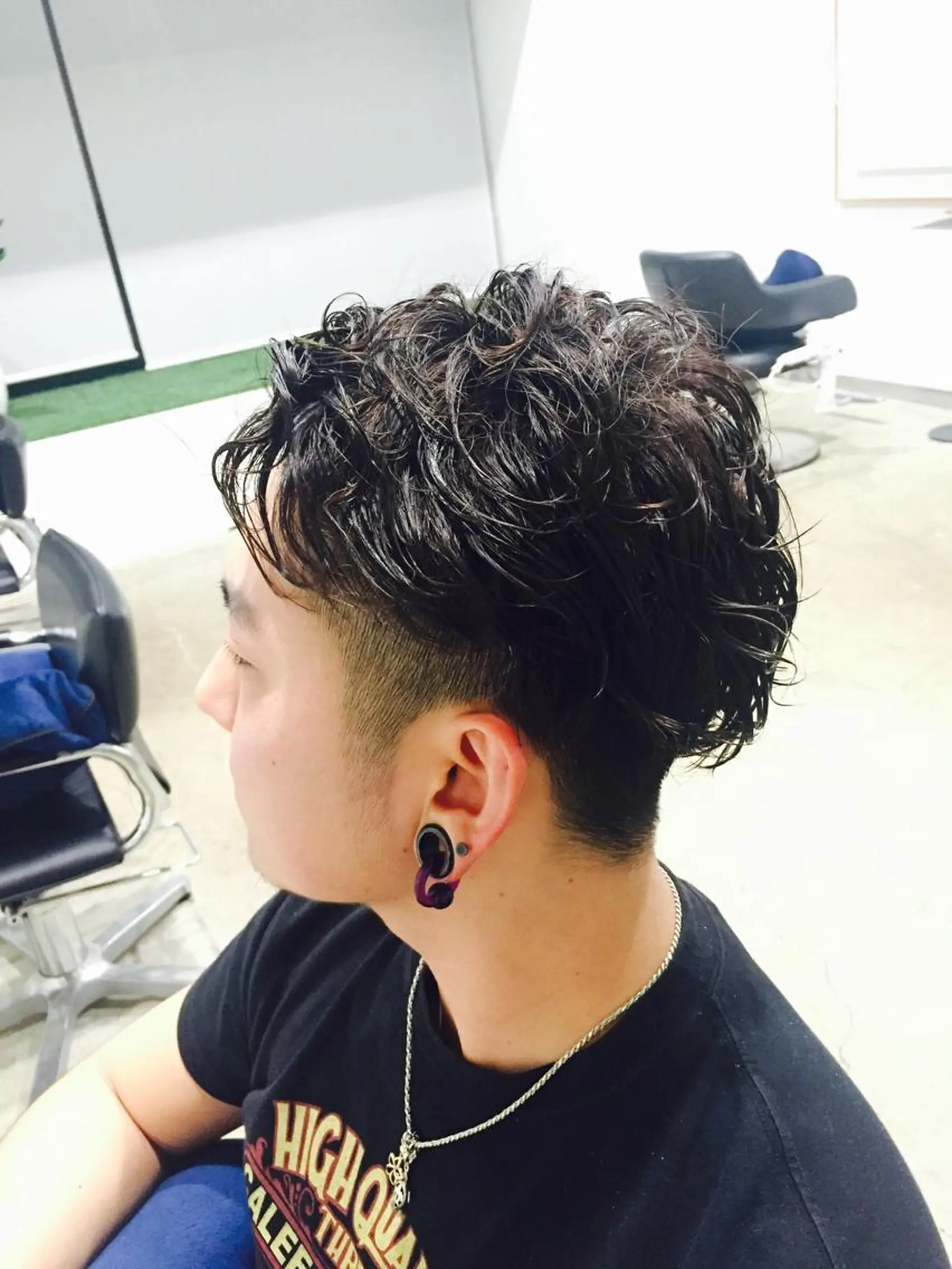 パーマ メンズ メンズパーマ creep hair所属・矢島 真樹のヘアスタイル