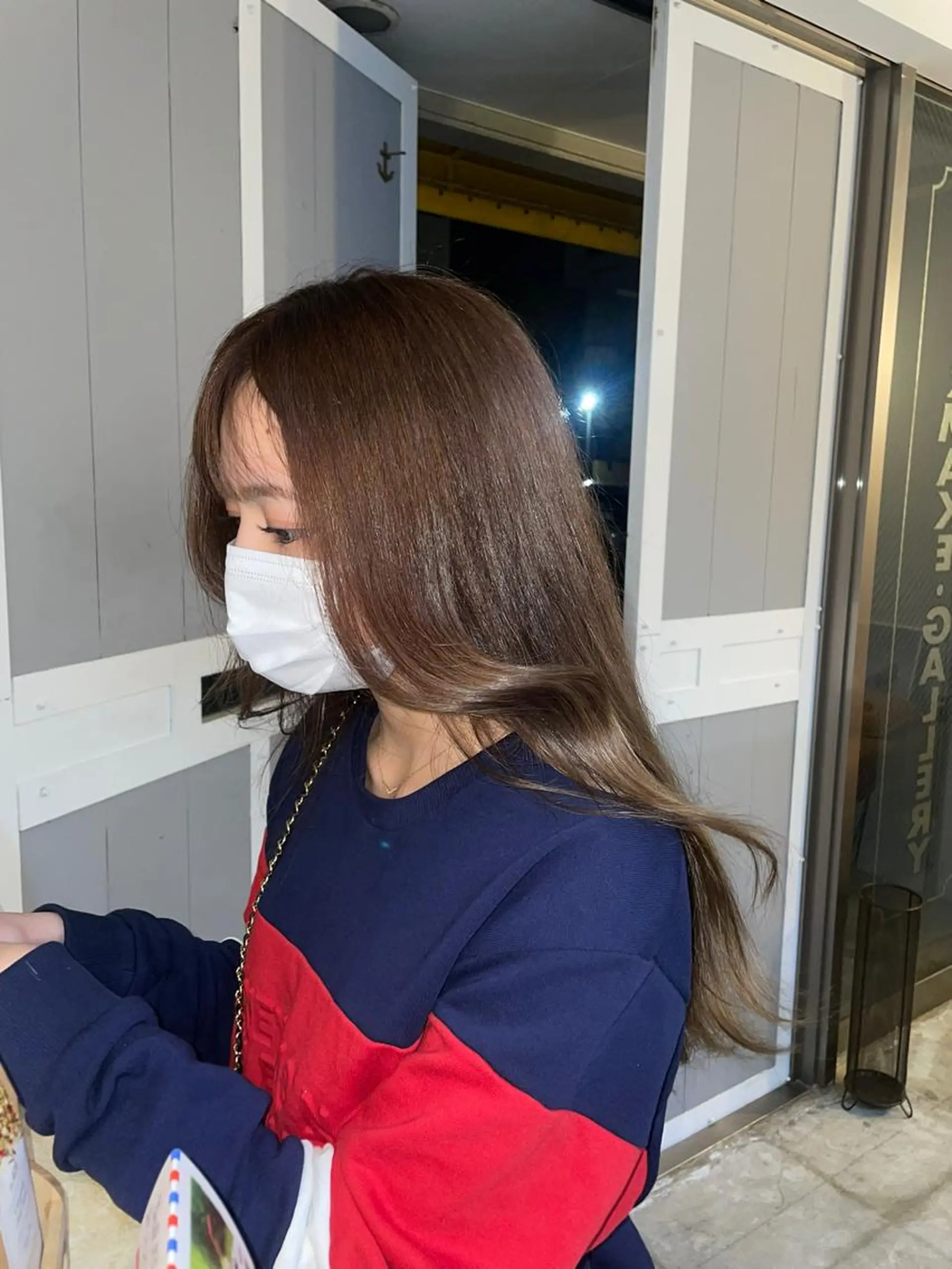 ロング カラー ヘアカラー トリートメント miloc那覇 MIKUのヘアスタイル