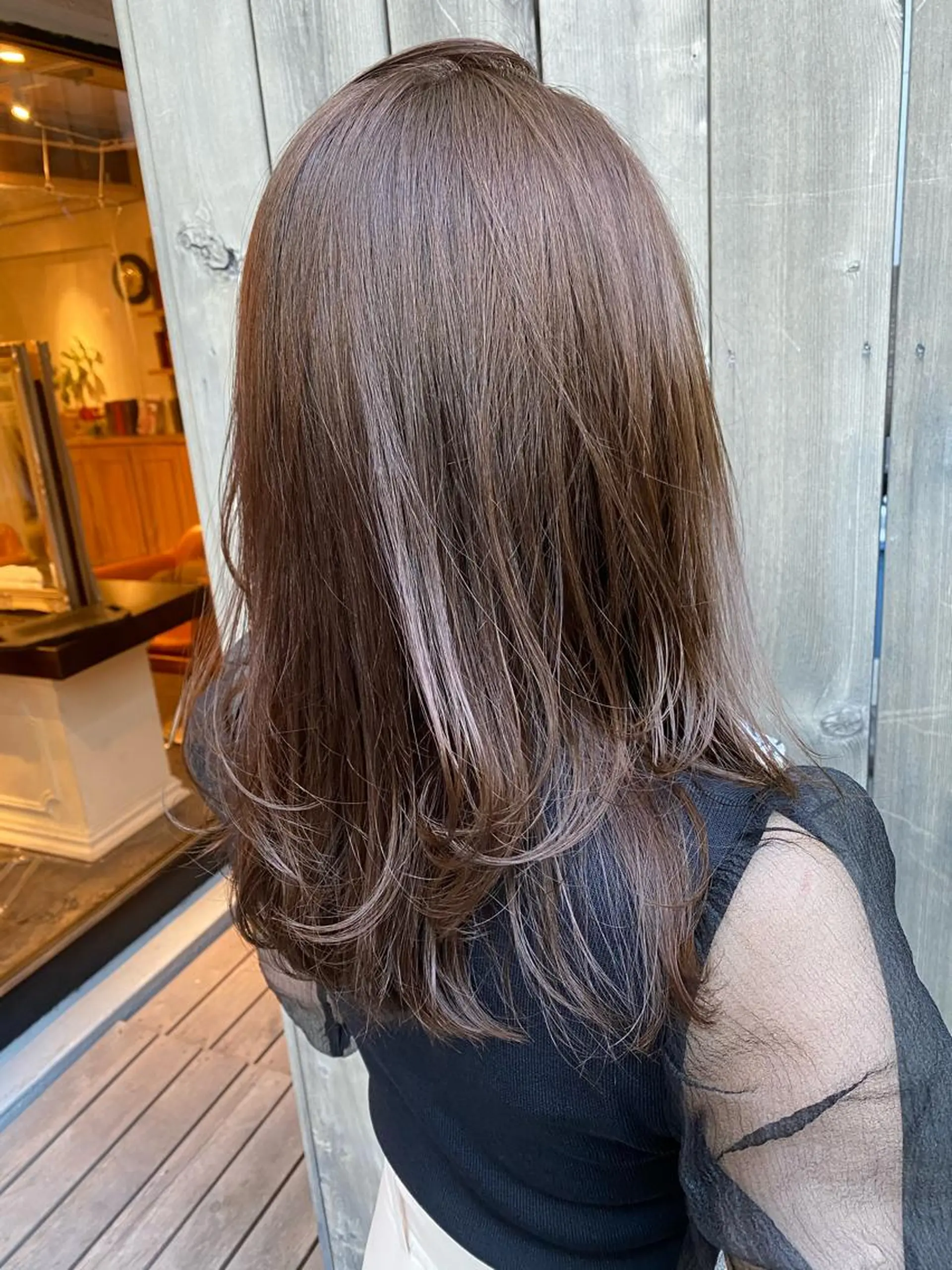 ミディアム カット ヘアカラー トリートメント 髪質改善／美髪矯正 林田和真のヘアスタイル