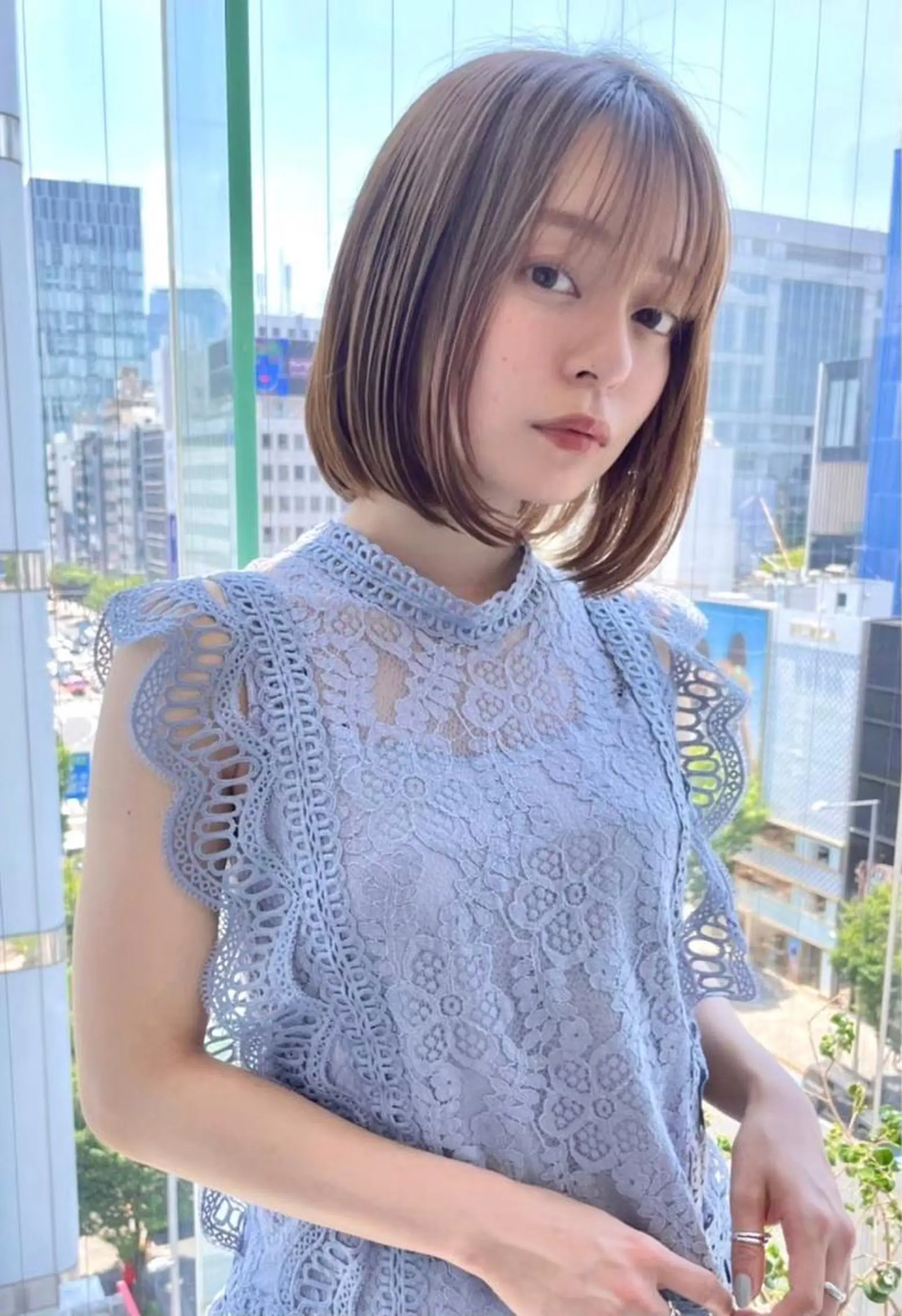 ミディアム Lond luce心斎橋【ロンドルーチェ】所属・🌟Lond Luce🌟のヘアスタイル