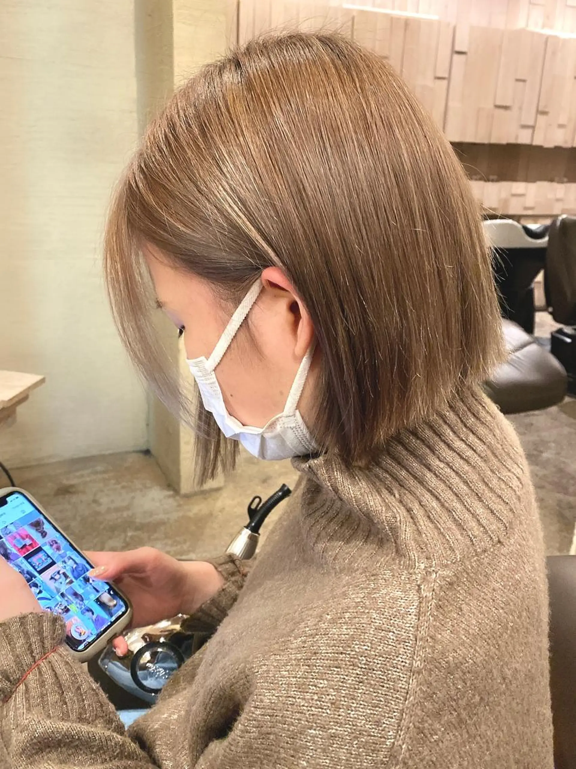 ショート カラー ボブ ヘアカラー 小塚 和眞のヘアスタイル
